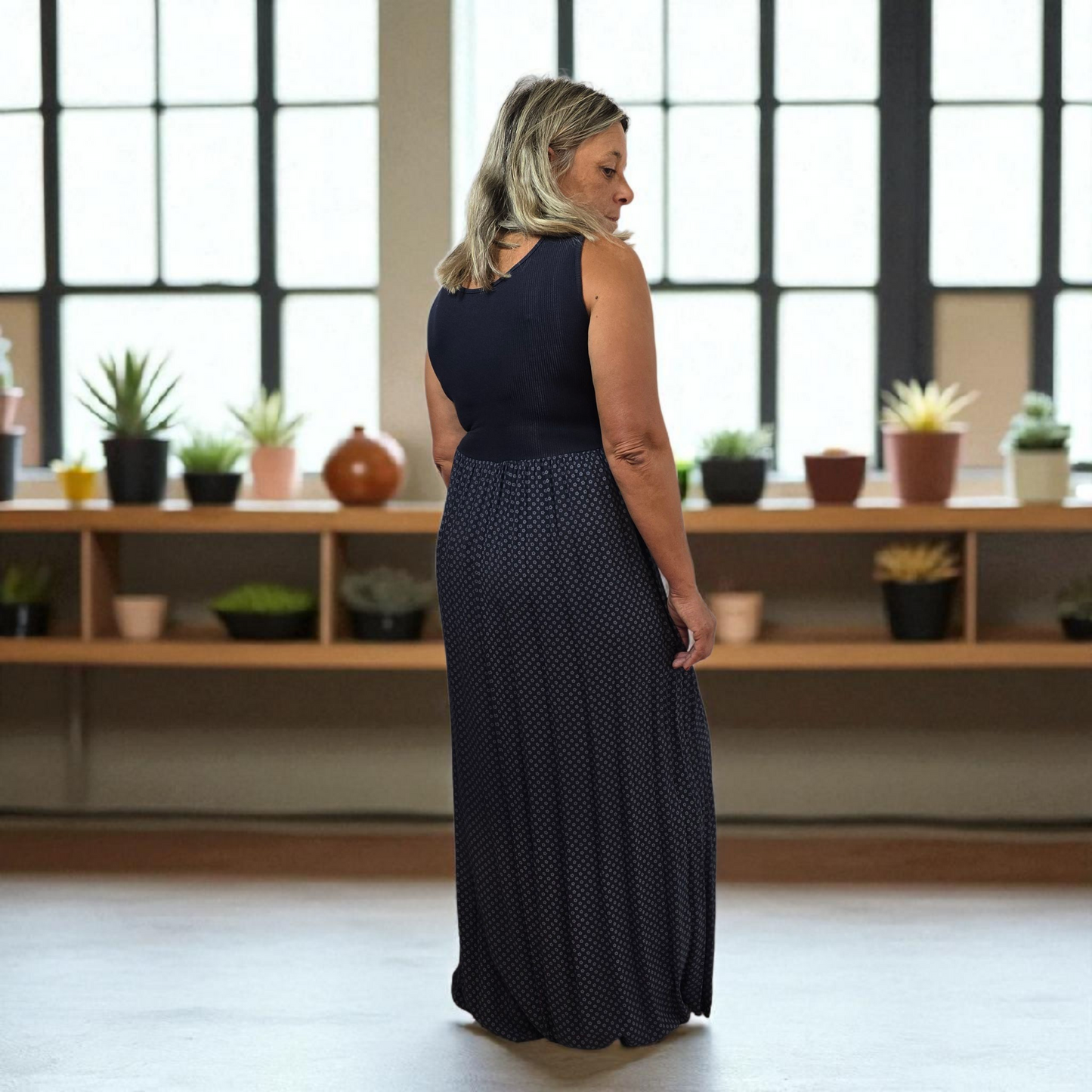 Jasmin Navy Blue Dress - NolaByBijusol