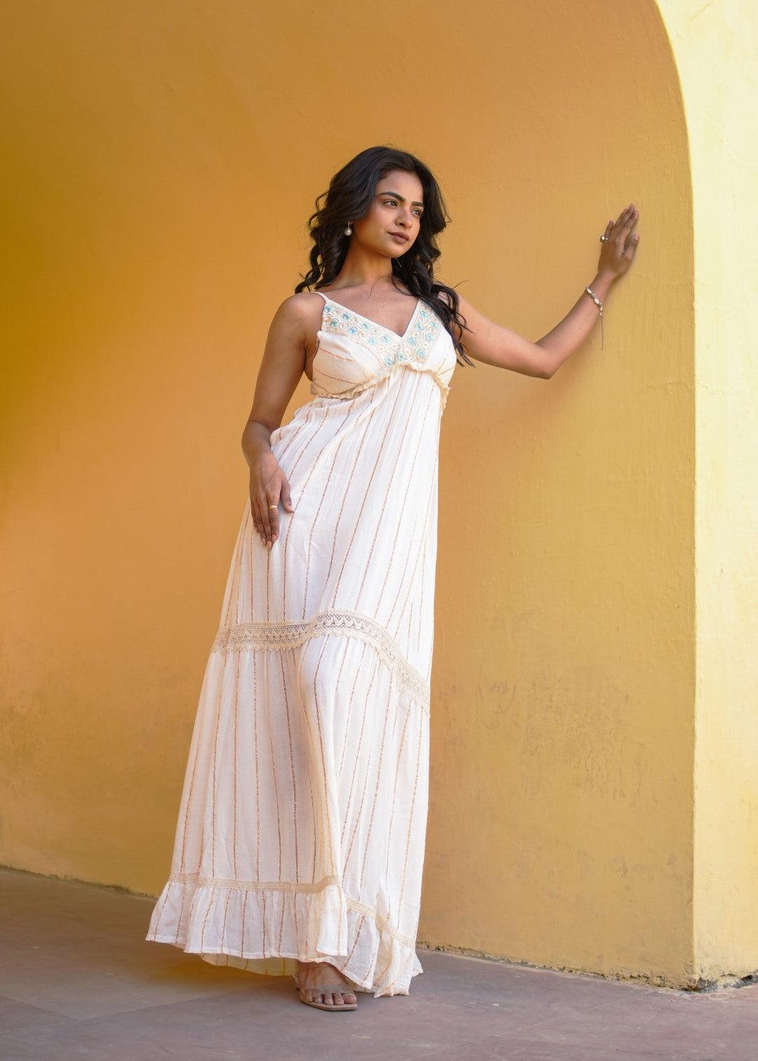 Kyra Dress White - NolaByBijusol