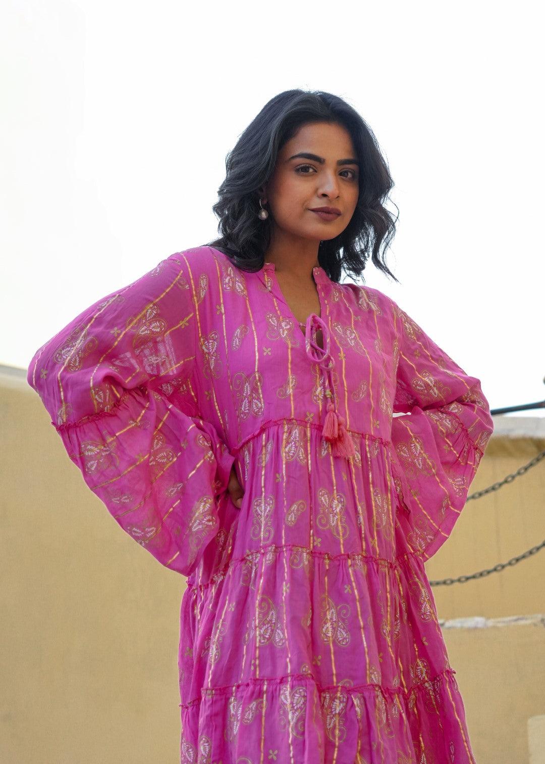 Camilla Dress Pink - NolaByBijusol