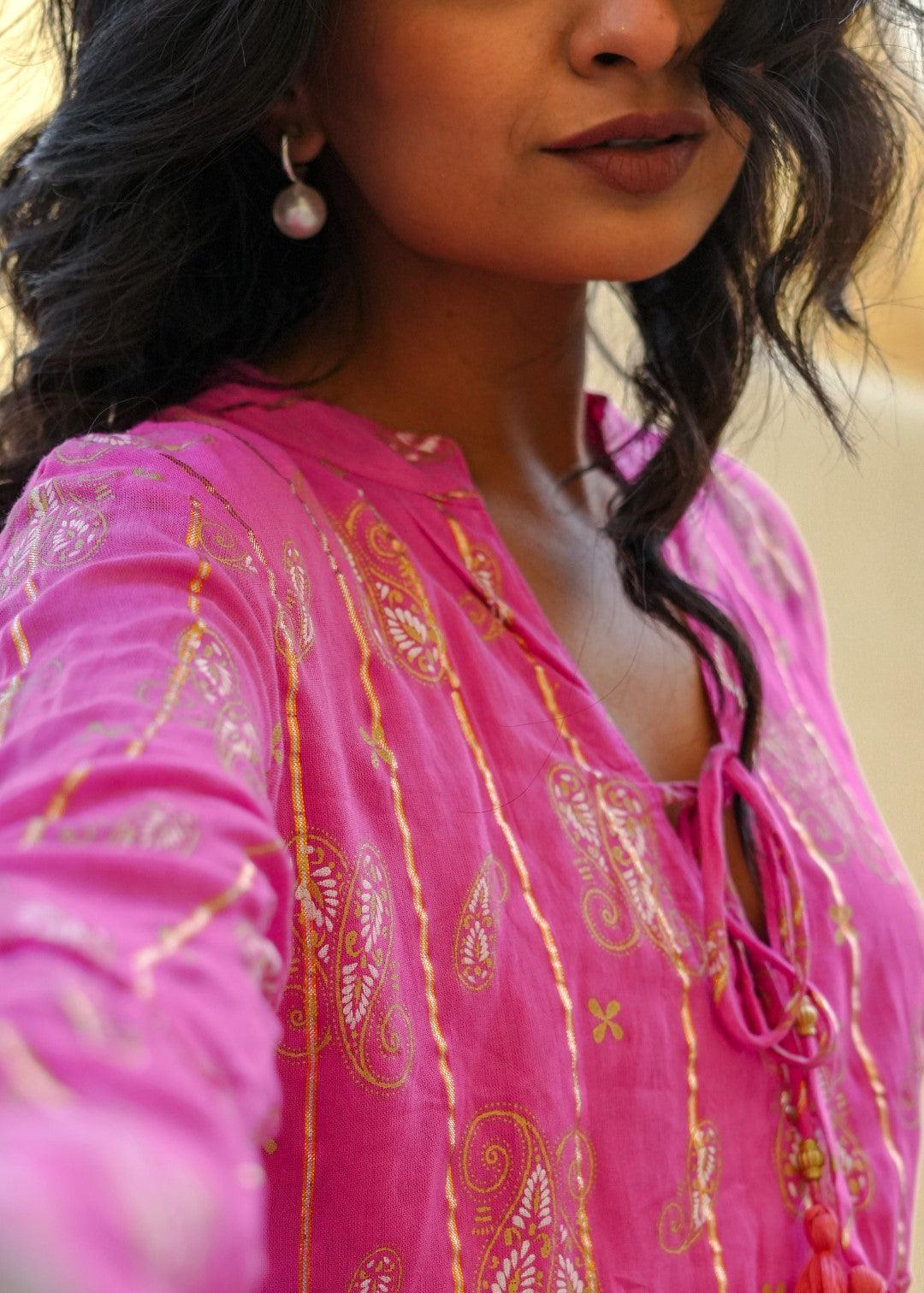 Camilla Dress Pink - NolaByBijusol