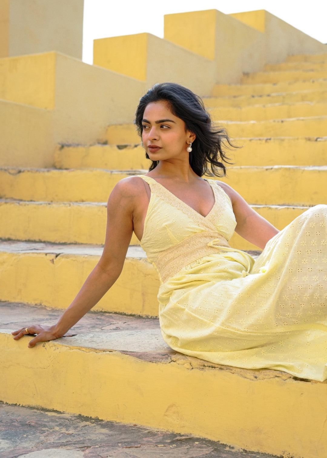 Mia Dress Yellow - NolaByBijusol