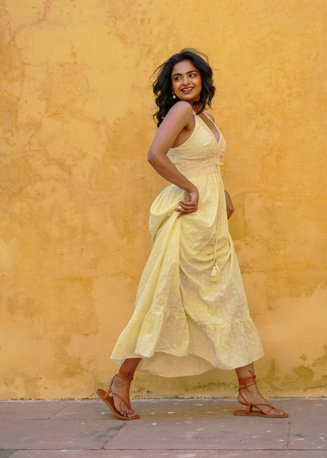 Mia Dress Yellow - NolaByBijusol
