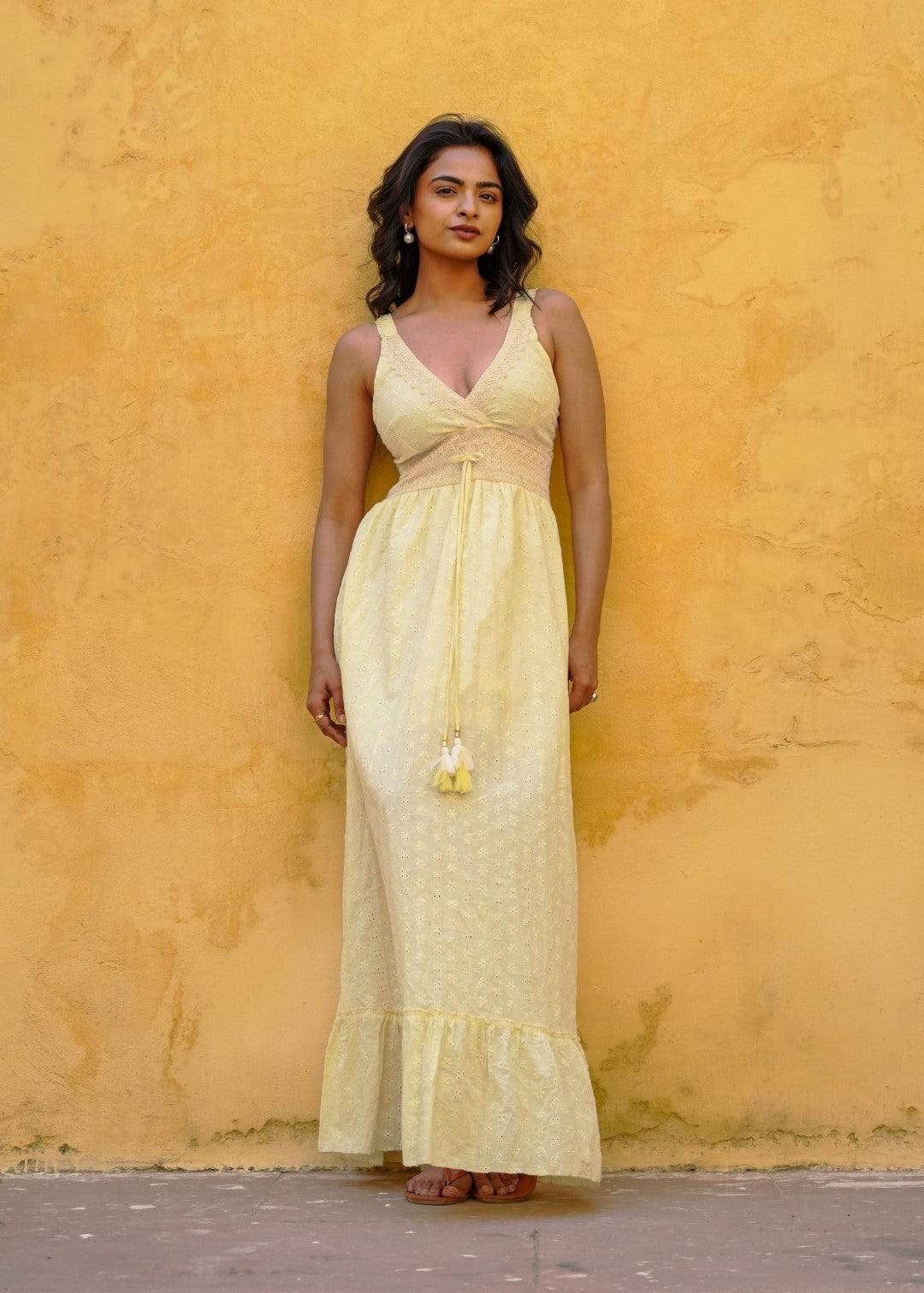 Mia Dress Yellow - NolaByBijusol