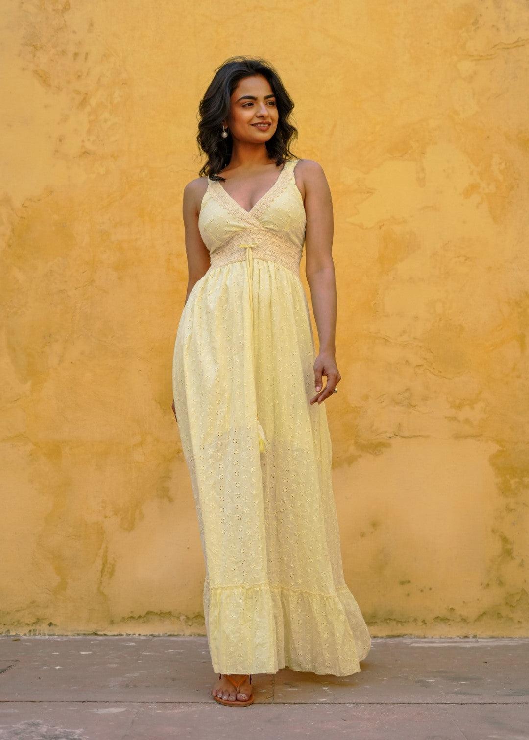Mia Dress Yellow - NolaByBijusol