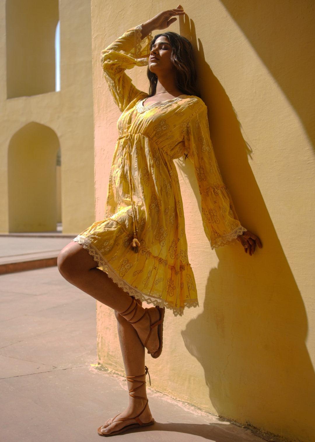 Lilly Dress Yellow - NolaByBijusol