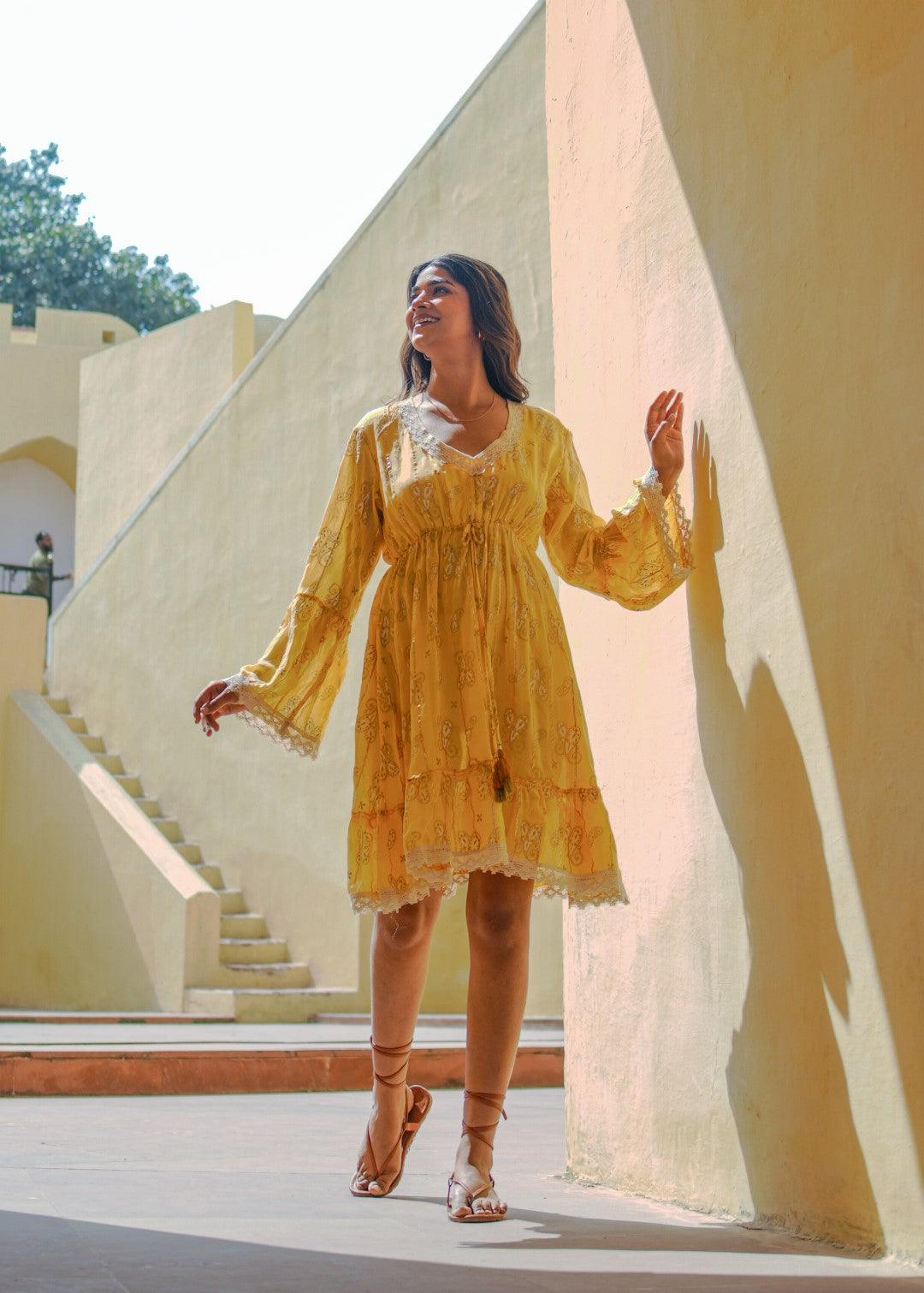 Lilly Dress Yellow - NolaByBijusol