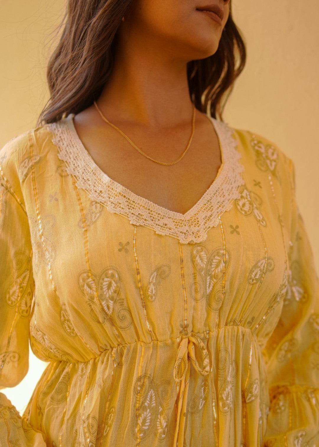 Lilly Dress Yellow - NolaByBijusol