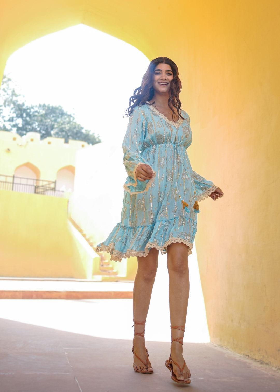 Lilly Dress Blue - NolaByBijusol