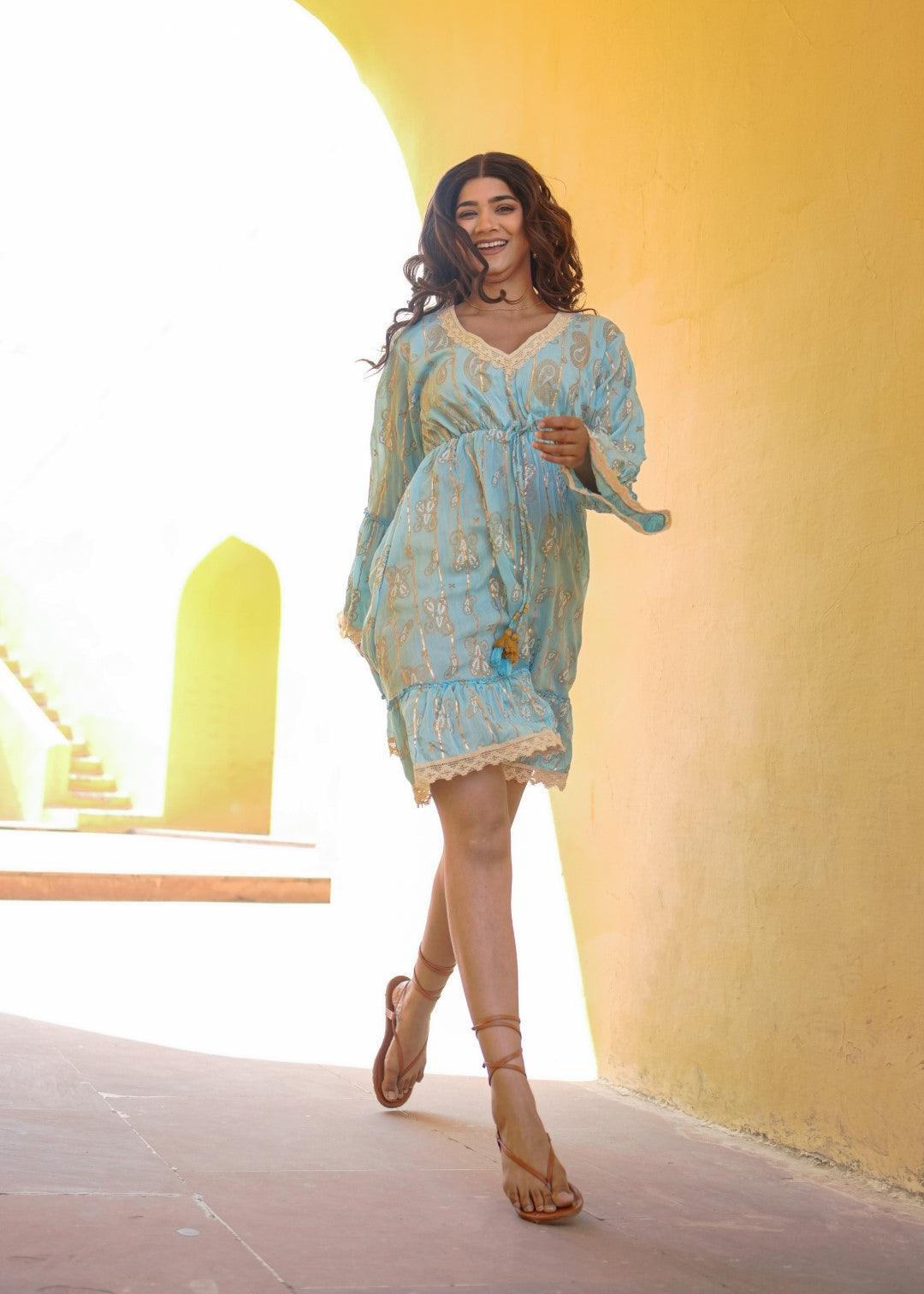 Lilly Dress Blue - NolaByBijusol