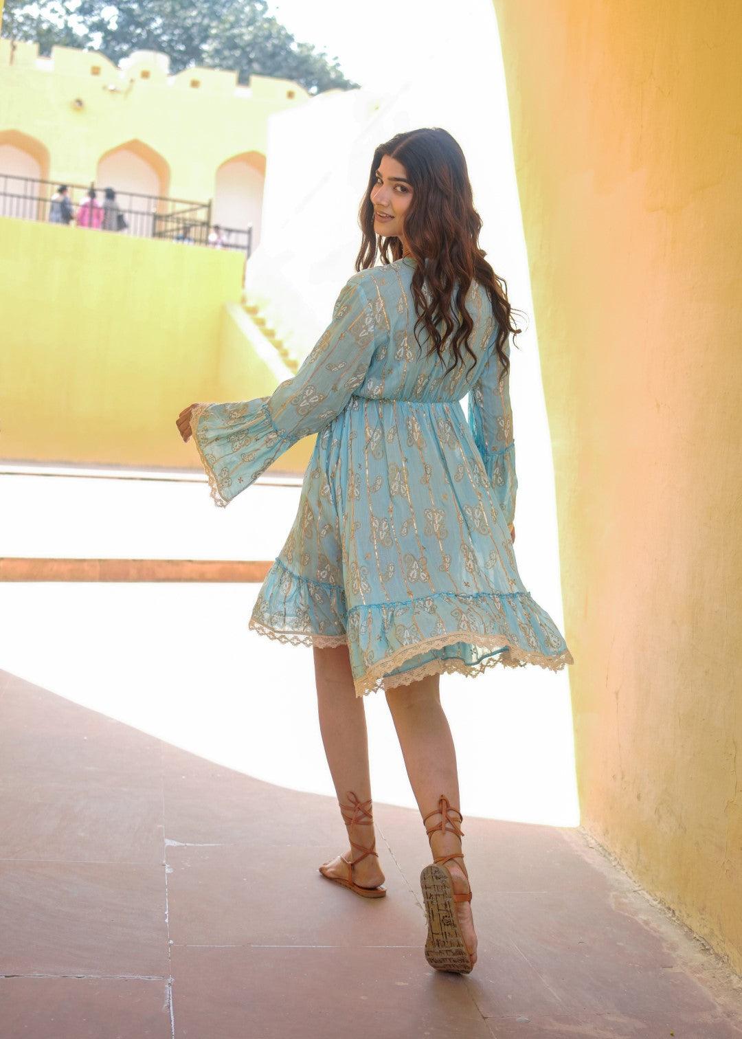 Lilly Dress Blue - NolaByBijusol