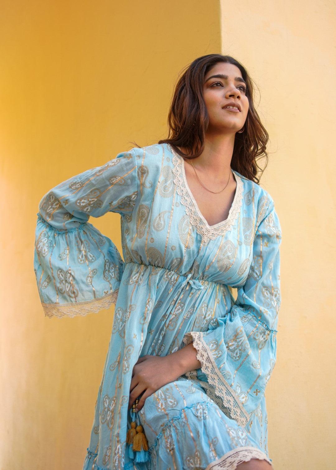 Lilly Dress Blue - NolaByBijusol
