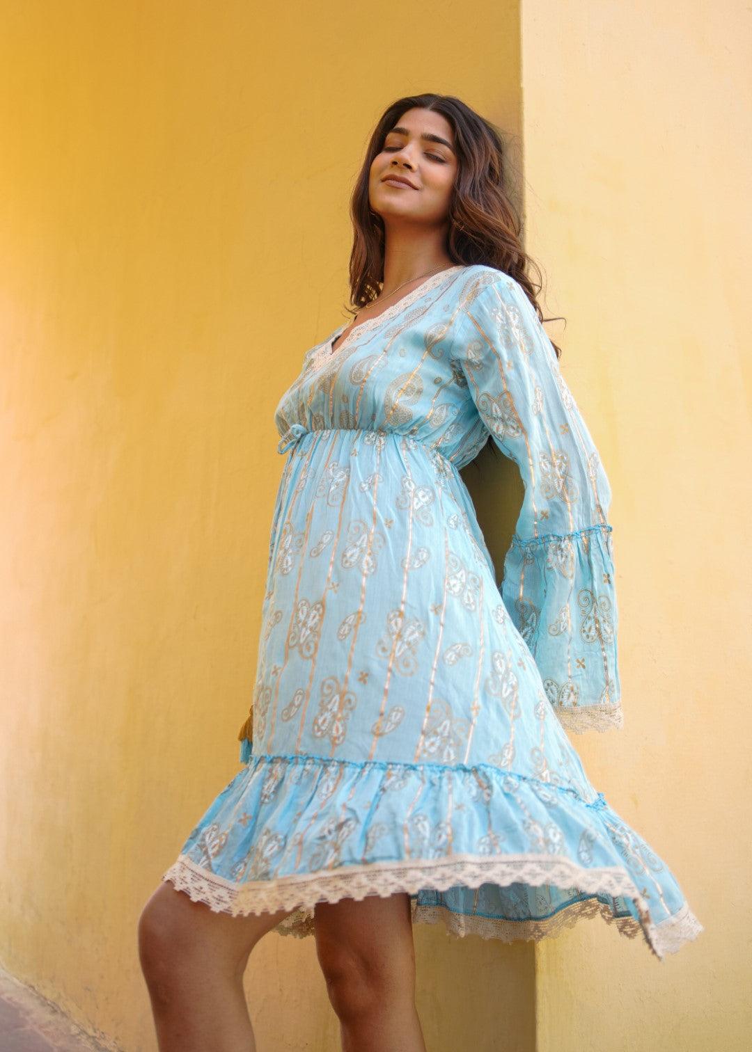 Lilly Dress Blue - NolaByBijusol