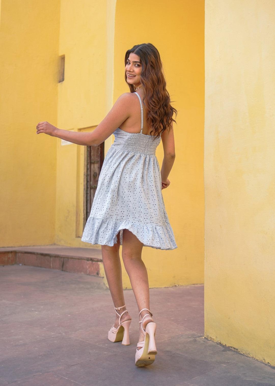 Rose Dress Light Blue - NolaByBijusol
