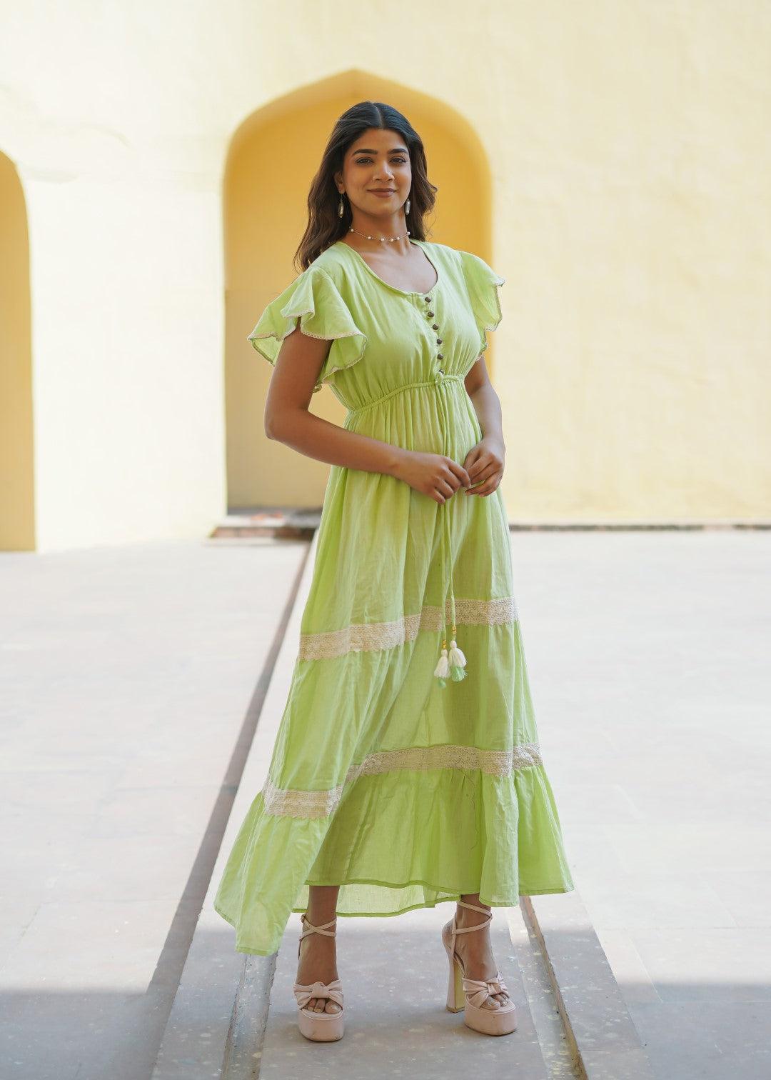 Balize Dress Lime - NolaByBijusol