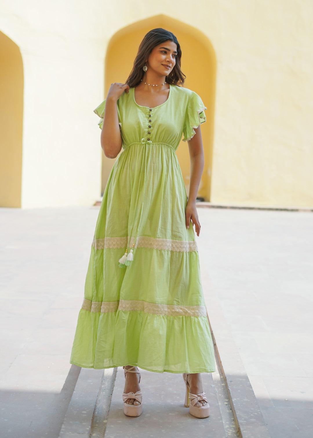 Balize Dress Lime - NolaByBijusol