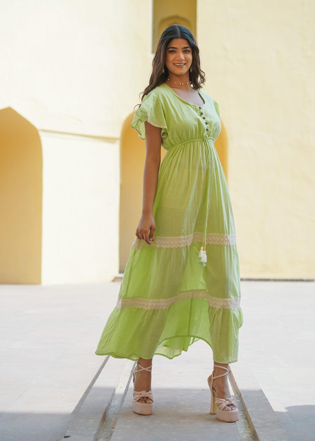 Balize Dress Lime - NolaByBijusol