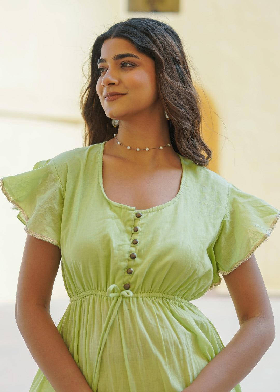 Balize Dress Lime - NolaByBijusol