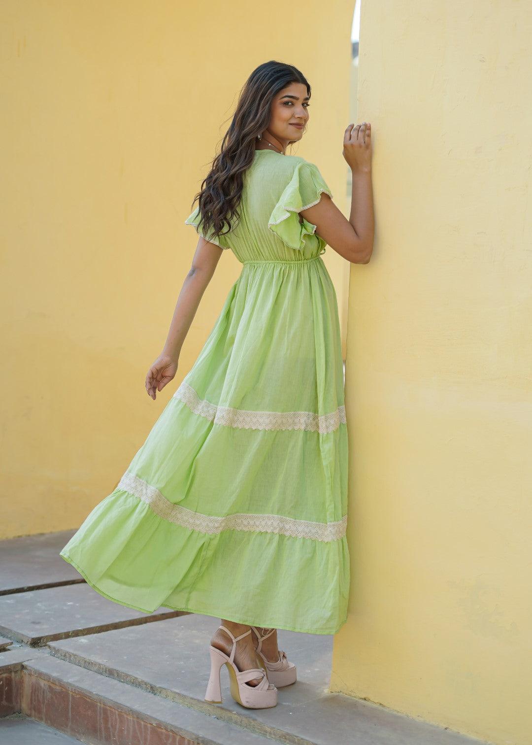 Balize Dress Lime - NolaByBijusol