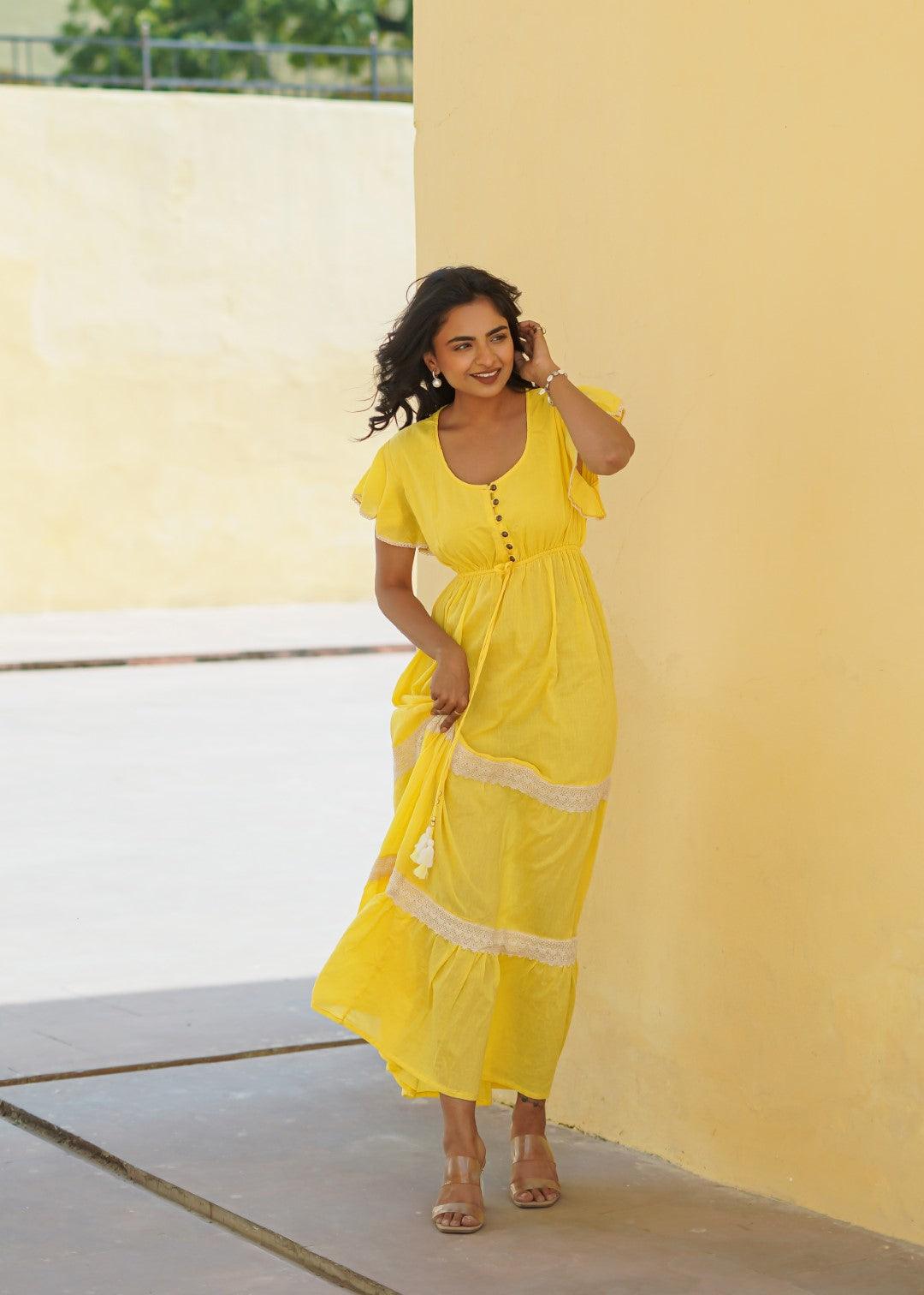 Balize Dress Yellow - NolaByBijusol