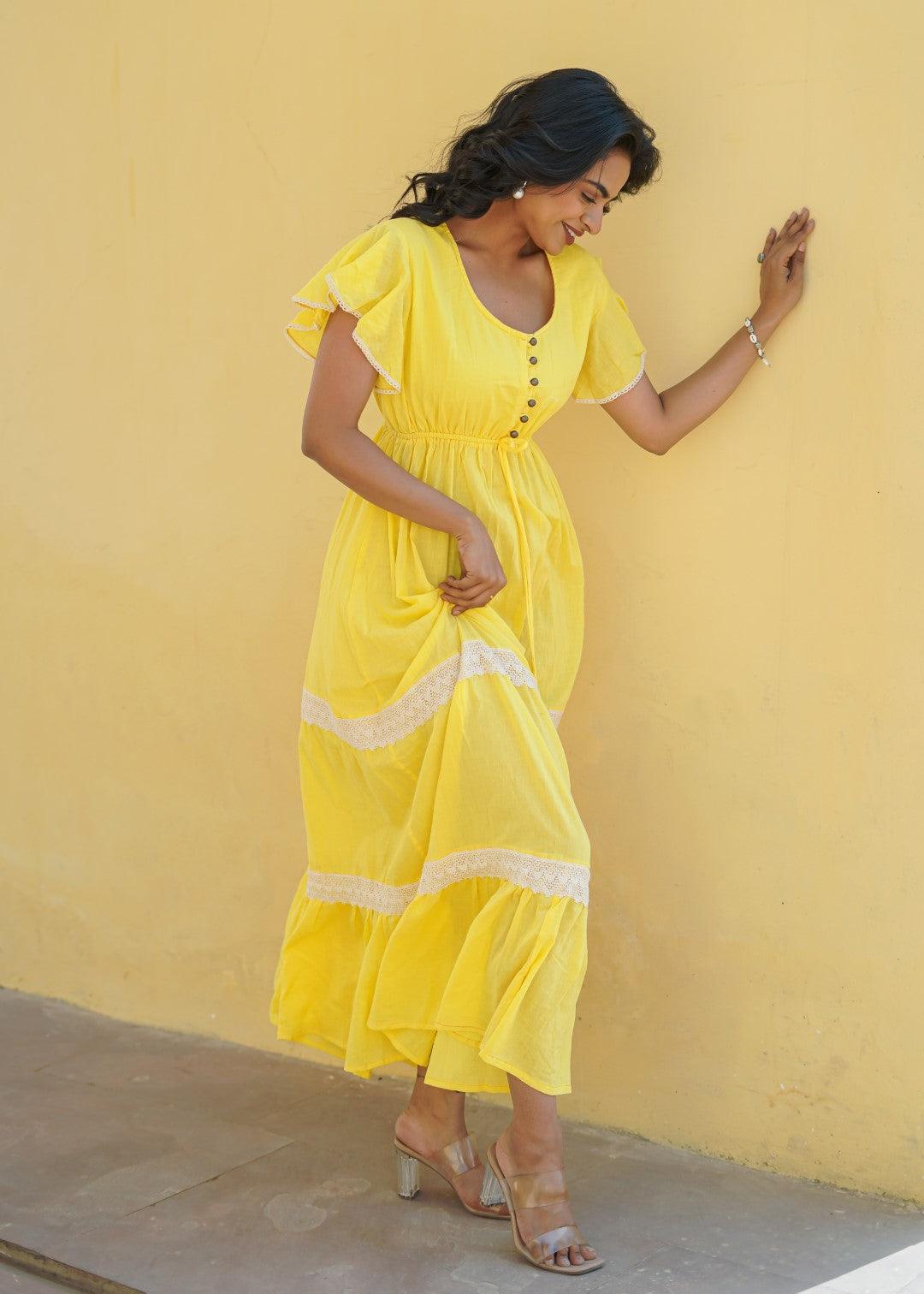 Balize Dress Yellow - NolaByBijusol