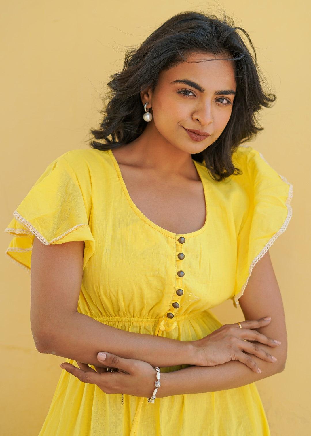 Balize Dress Yellow - NolaByBijusol