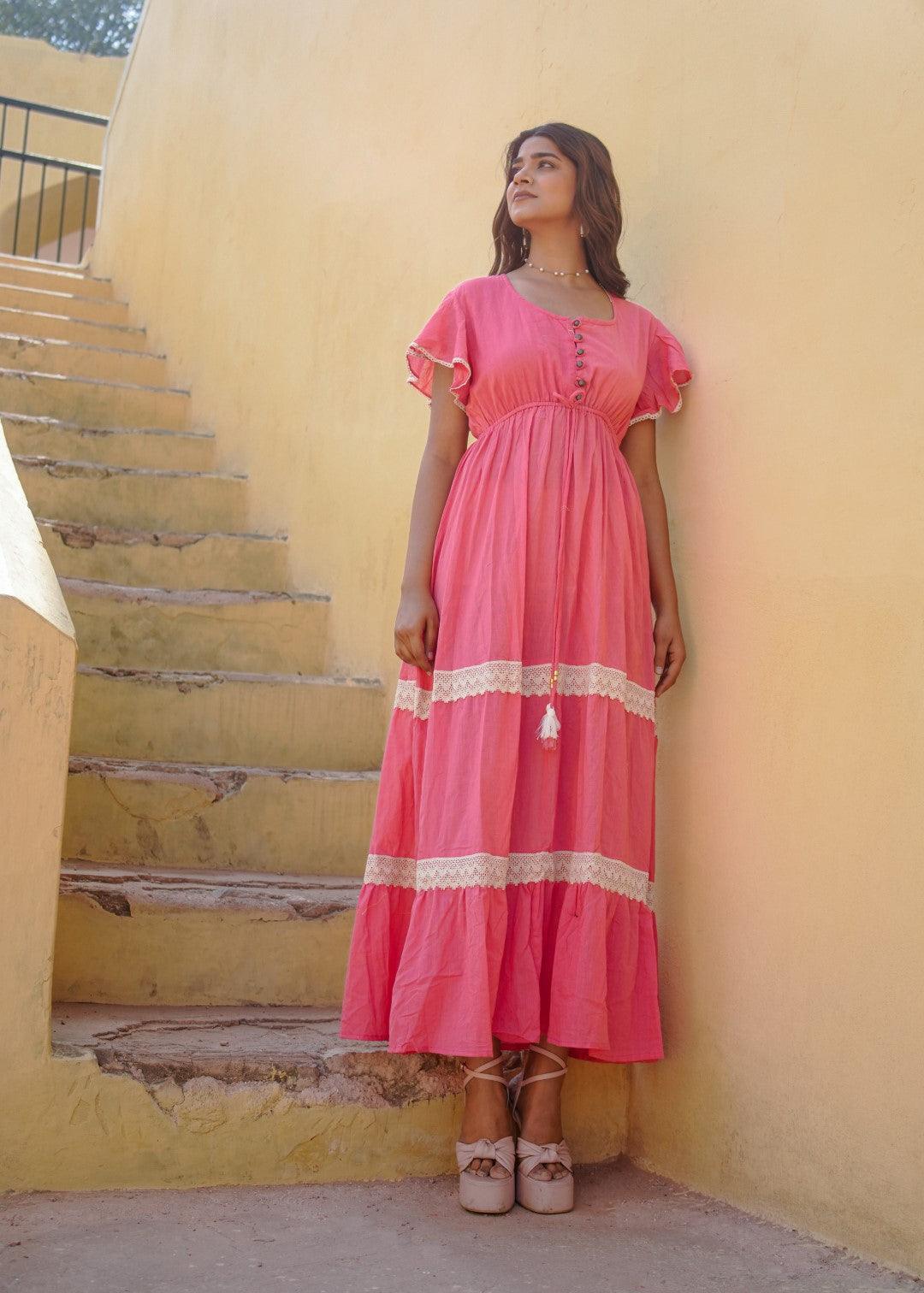 Balize Dress Pink - NolaByBijusol