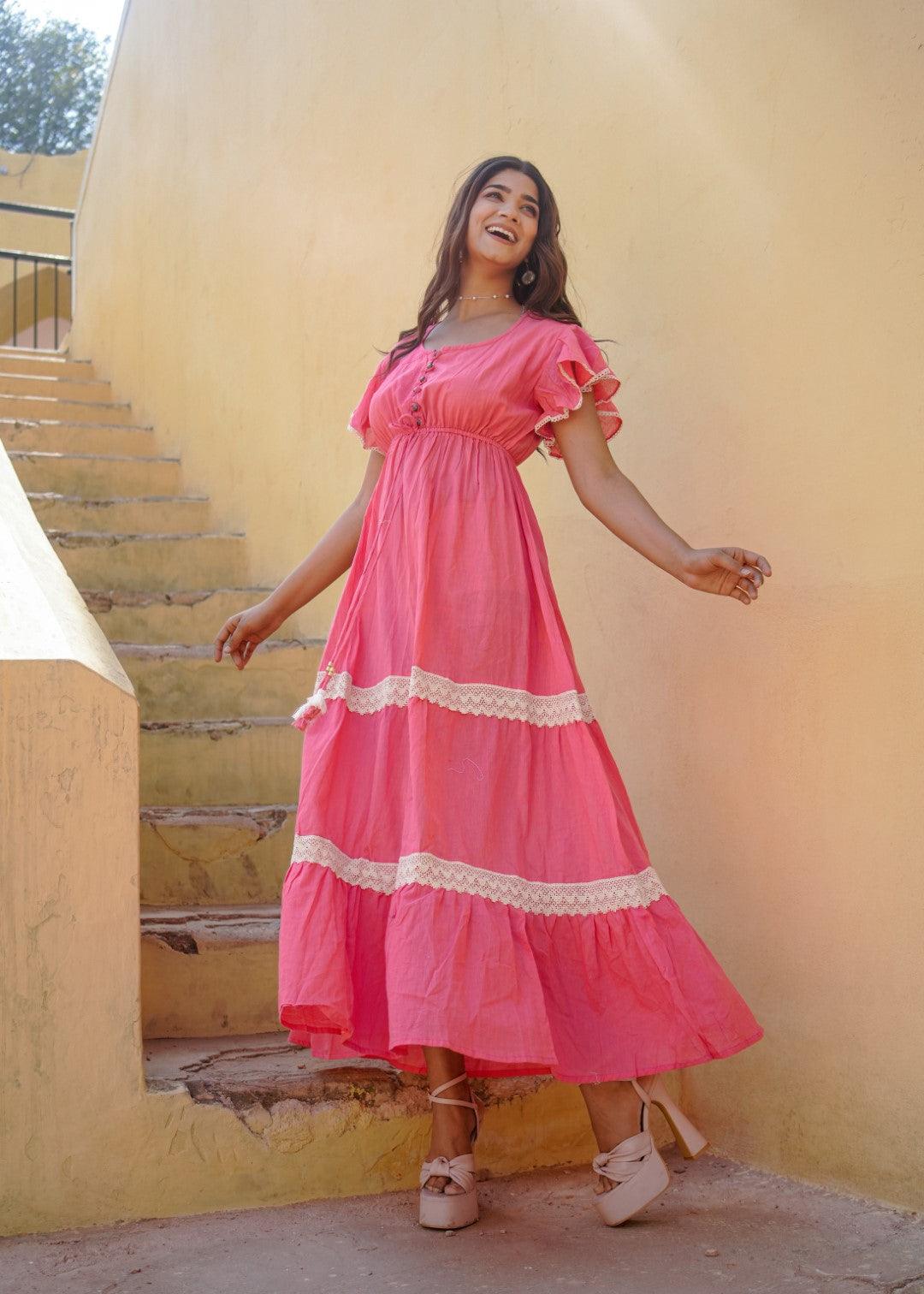 Balize Dress Pink - NolaByBijusol