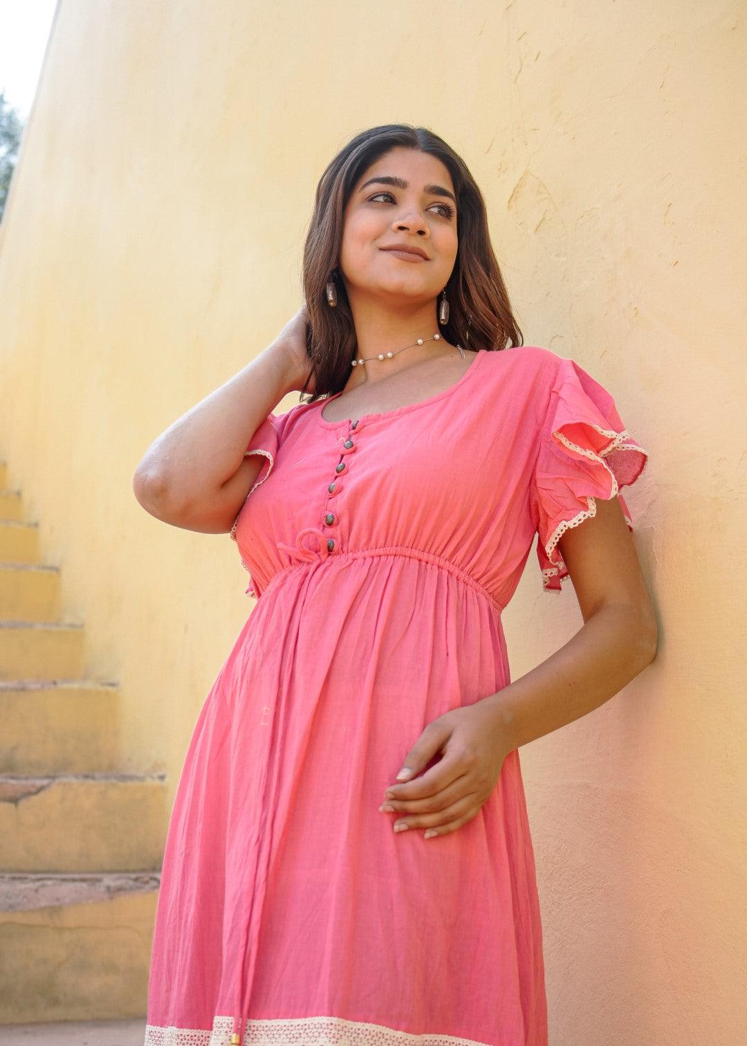 Balize Dress Pink - NolaByBijusol