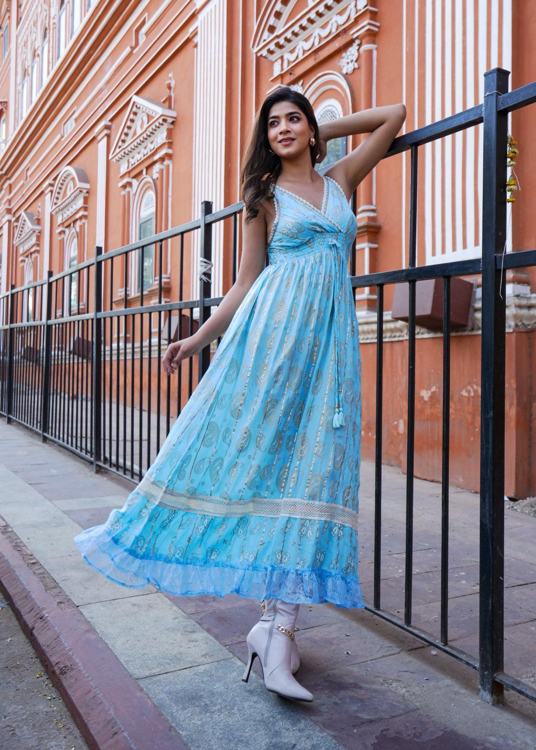 Petunia Dress Blue - NolaByBijusol