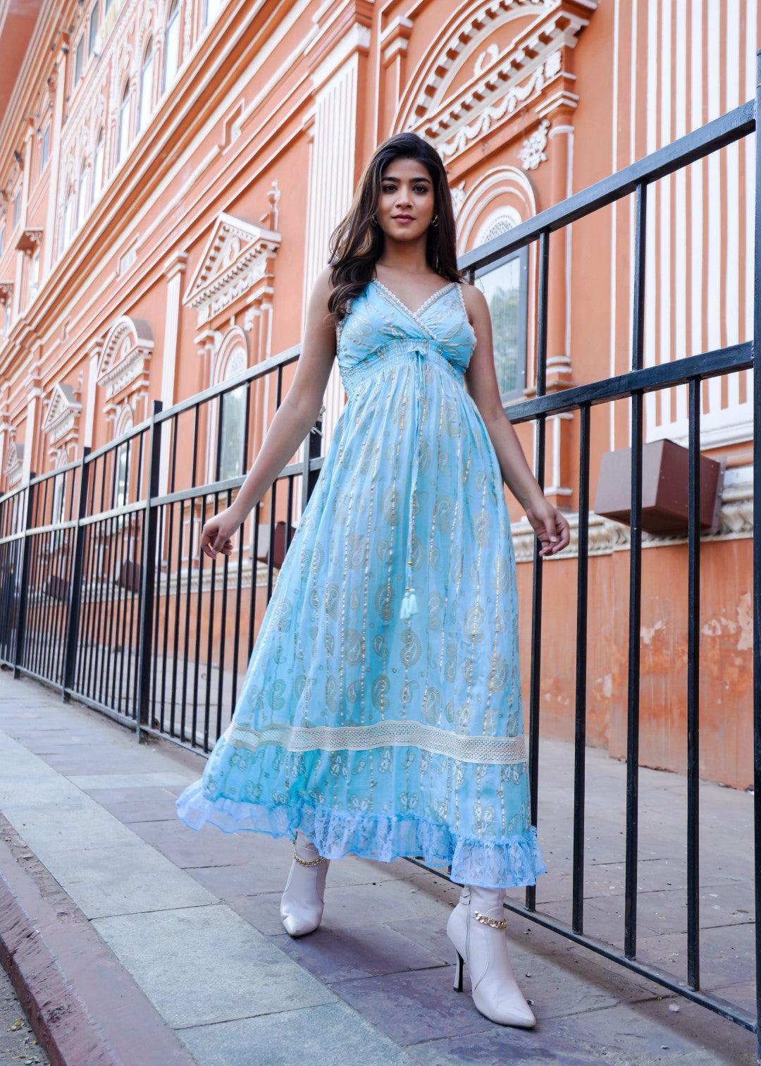 Petunia Dress Blue - NolaByBijusol