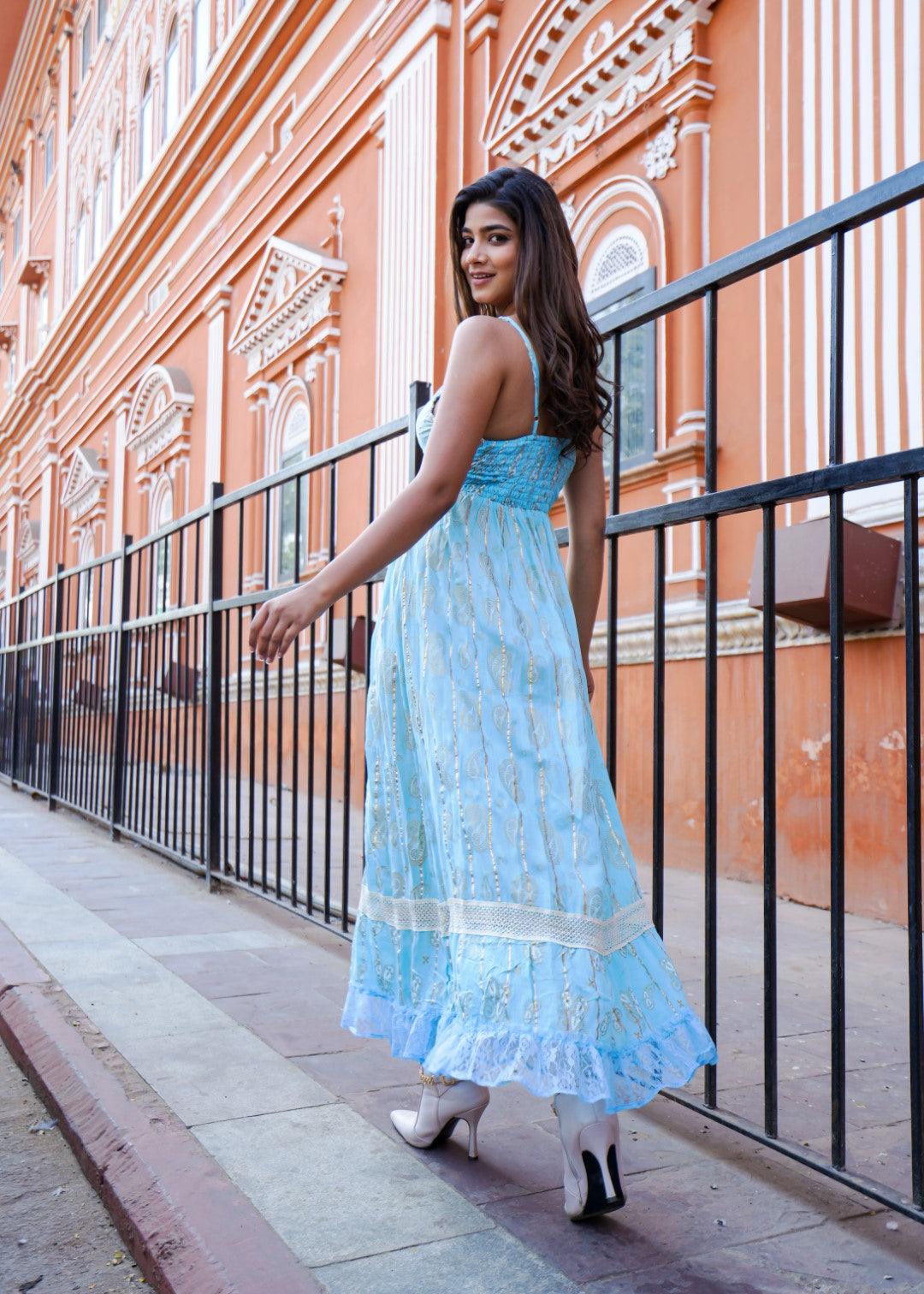 Petunia Dress Blue - NolaByBijusol