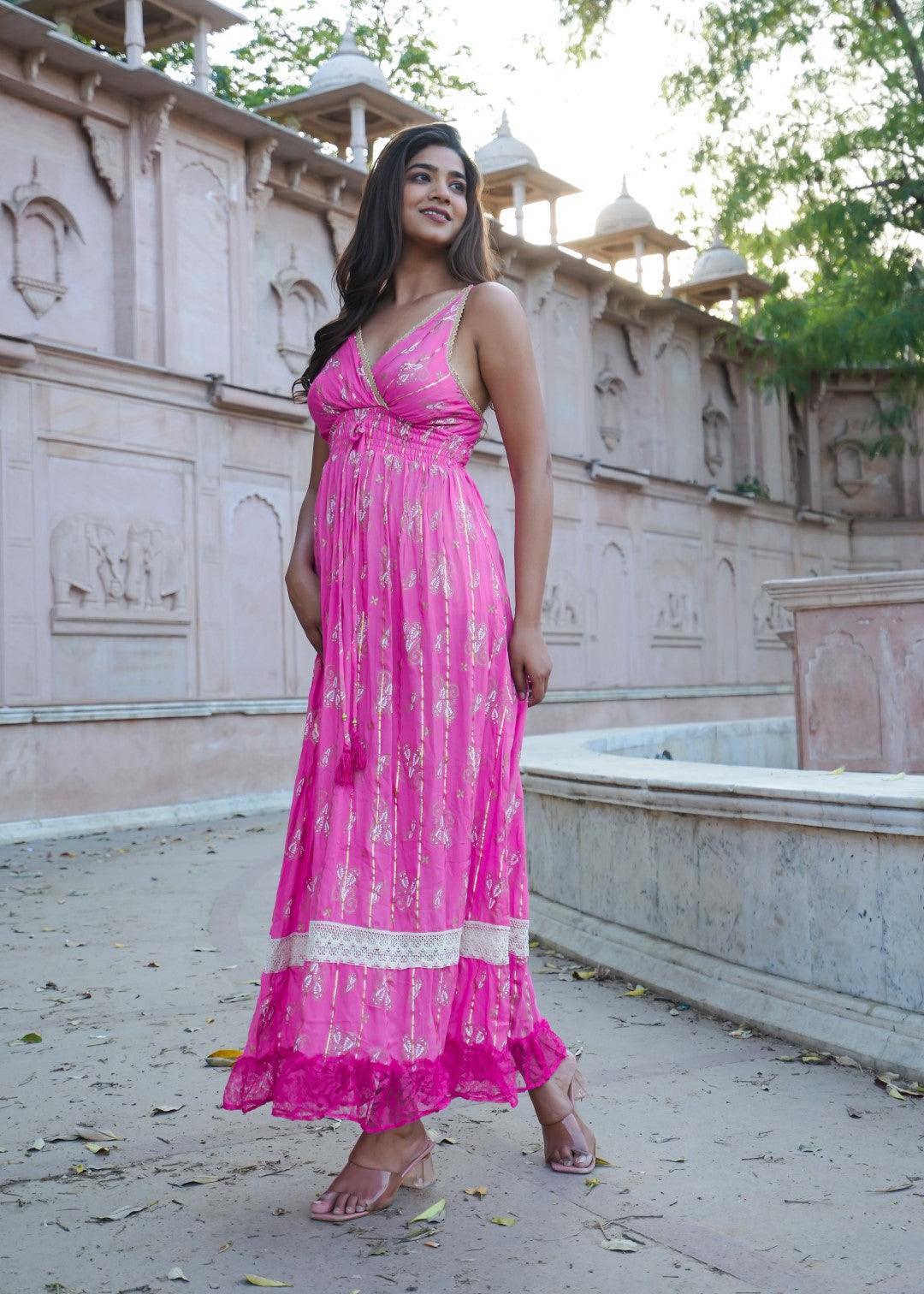 Petunia Dress Pink - NolaByBijusol