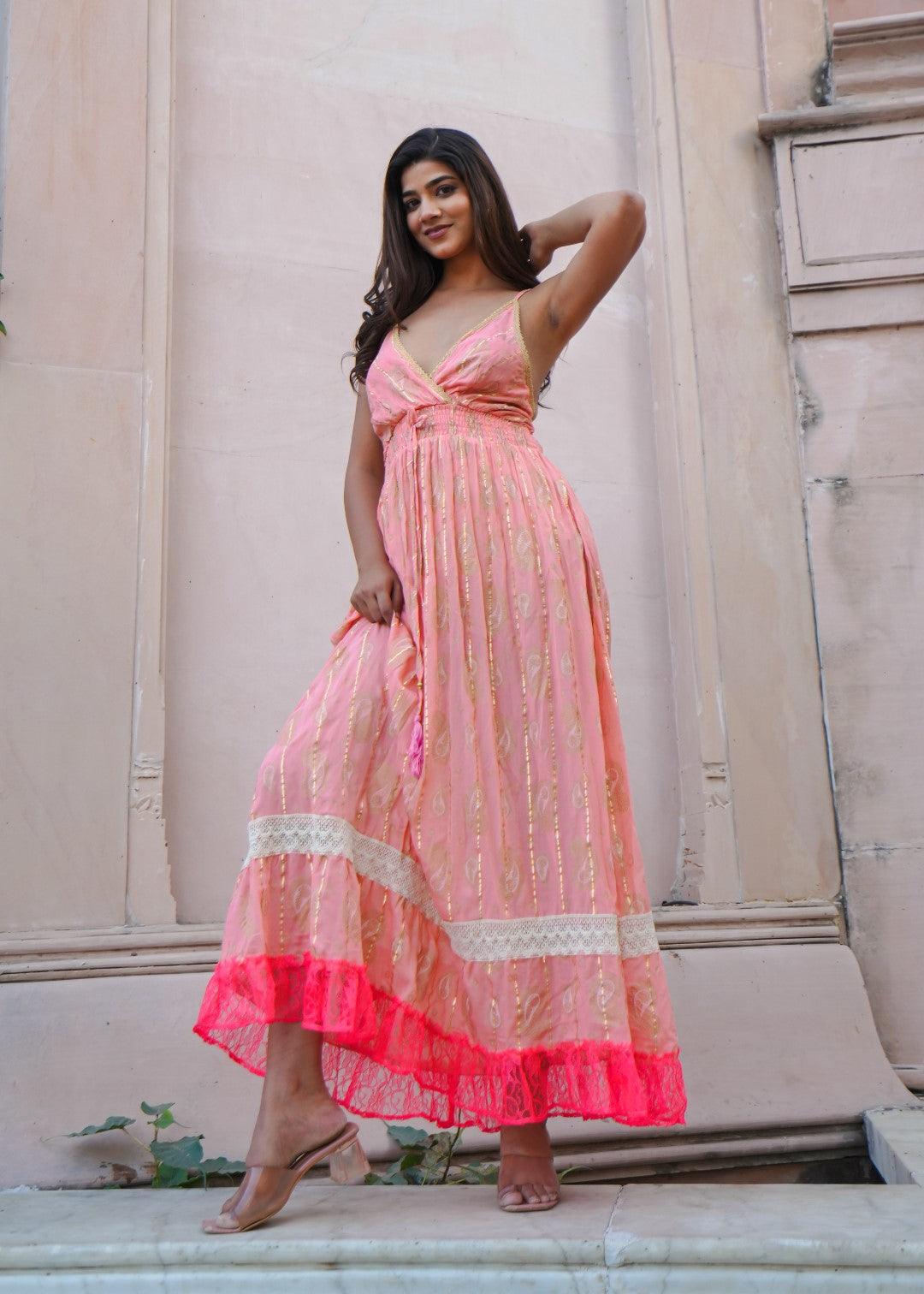 Petunia Dress Peach - NolaByBijusol