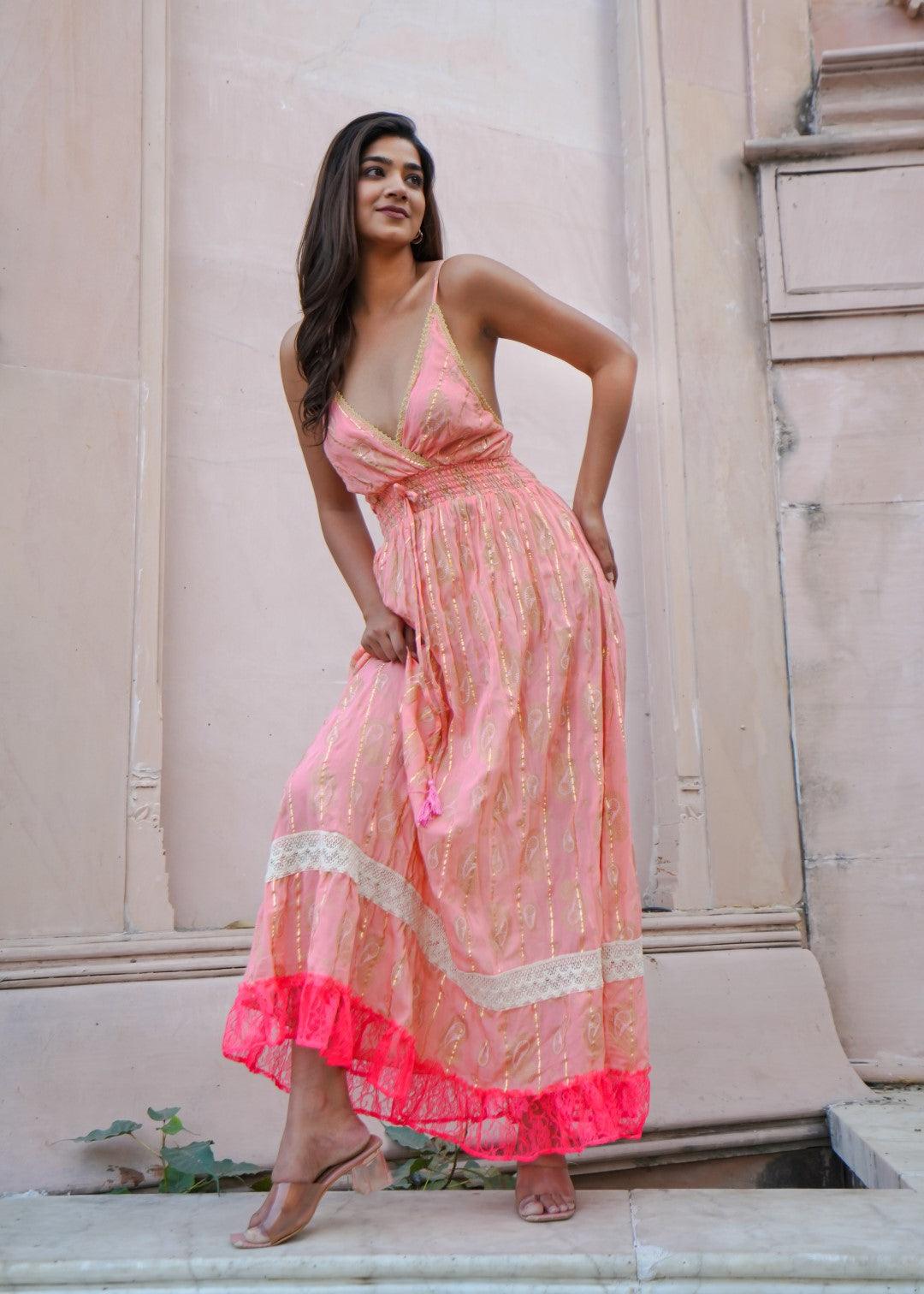 Petunia Dress Peach - NolaByBijusol