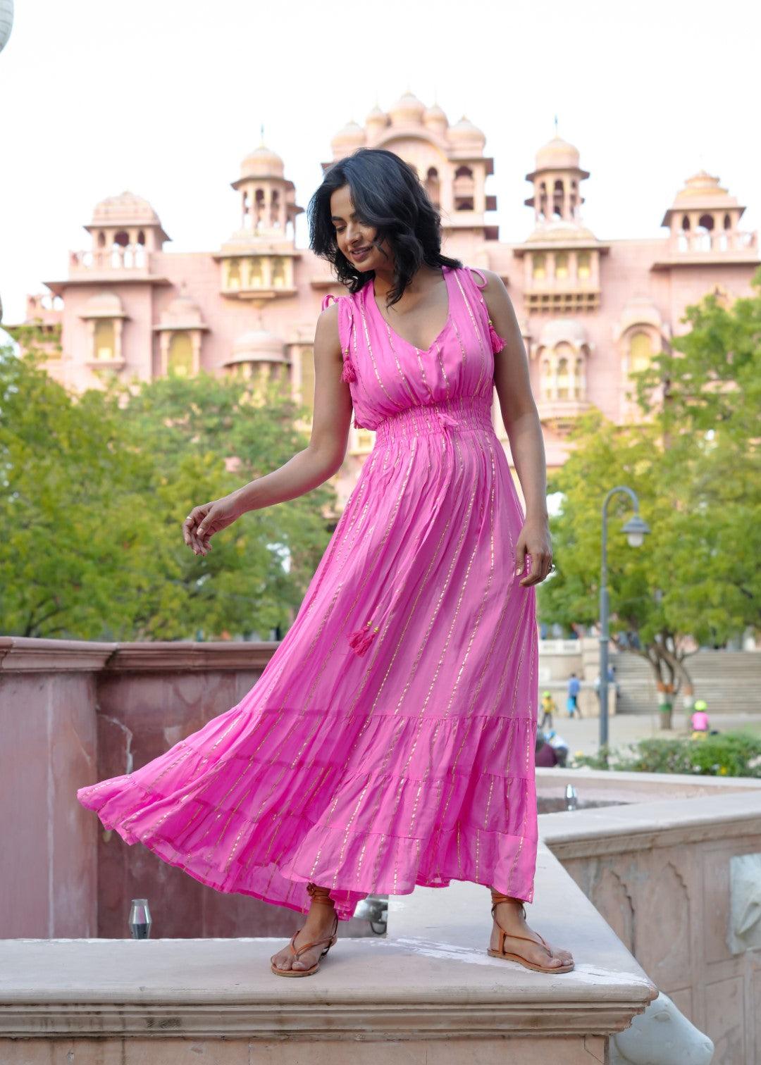Luna Dress Pink - NolaByBijusol