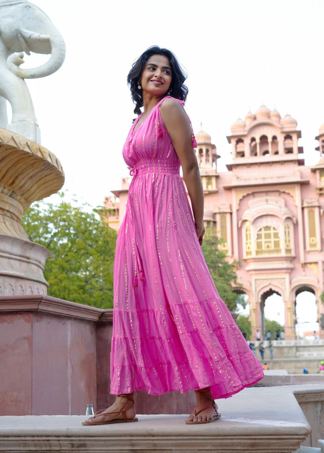 Luna Dress Pink - NolaByBijusol