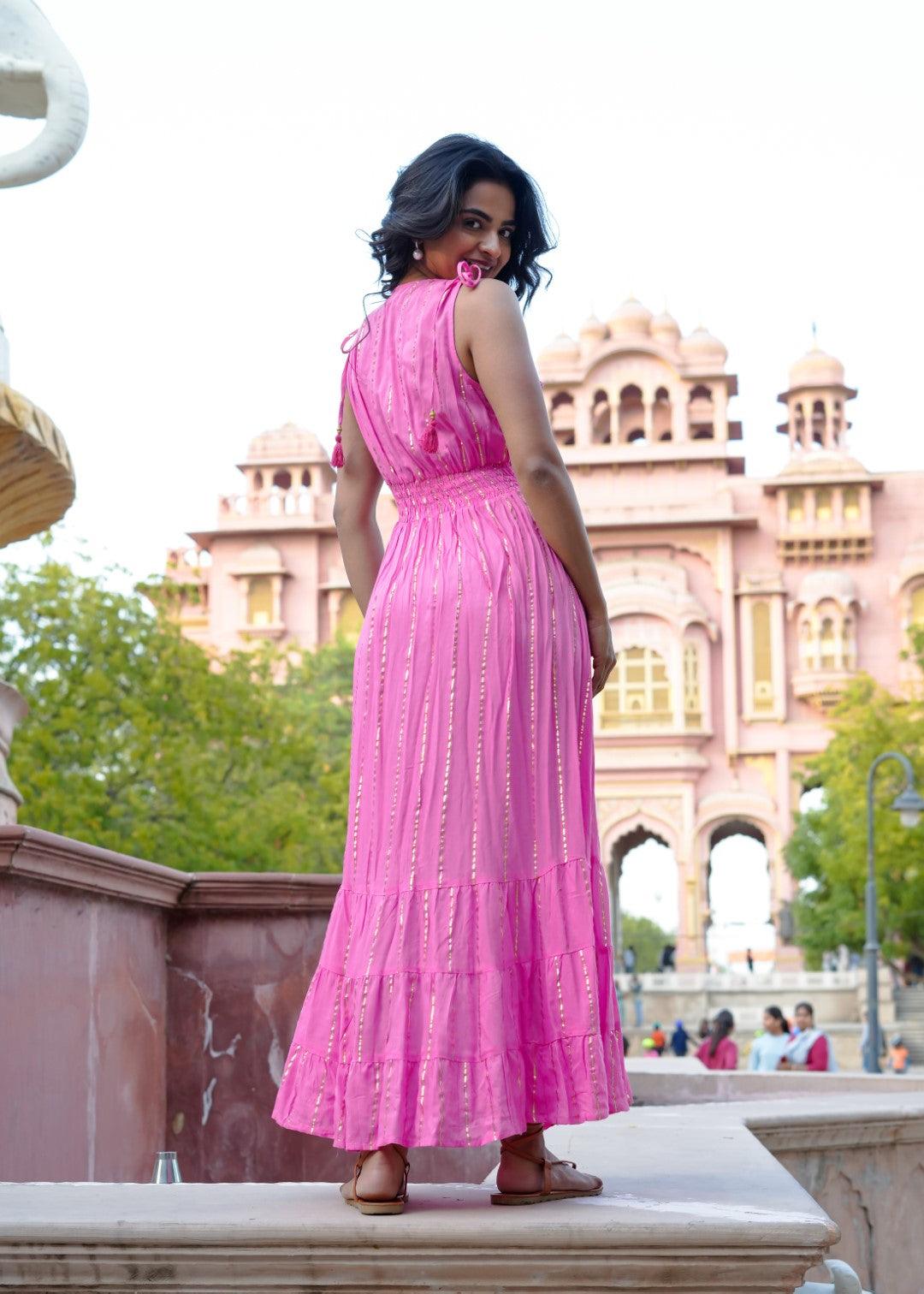 Luna Dress Pink - NolaByBijusol