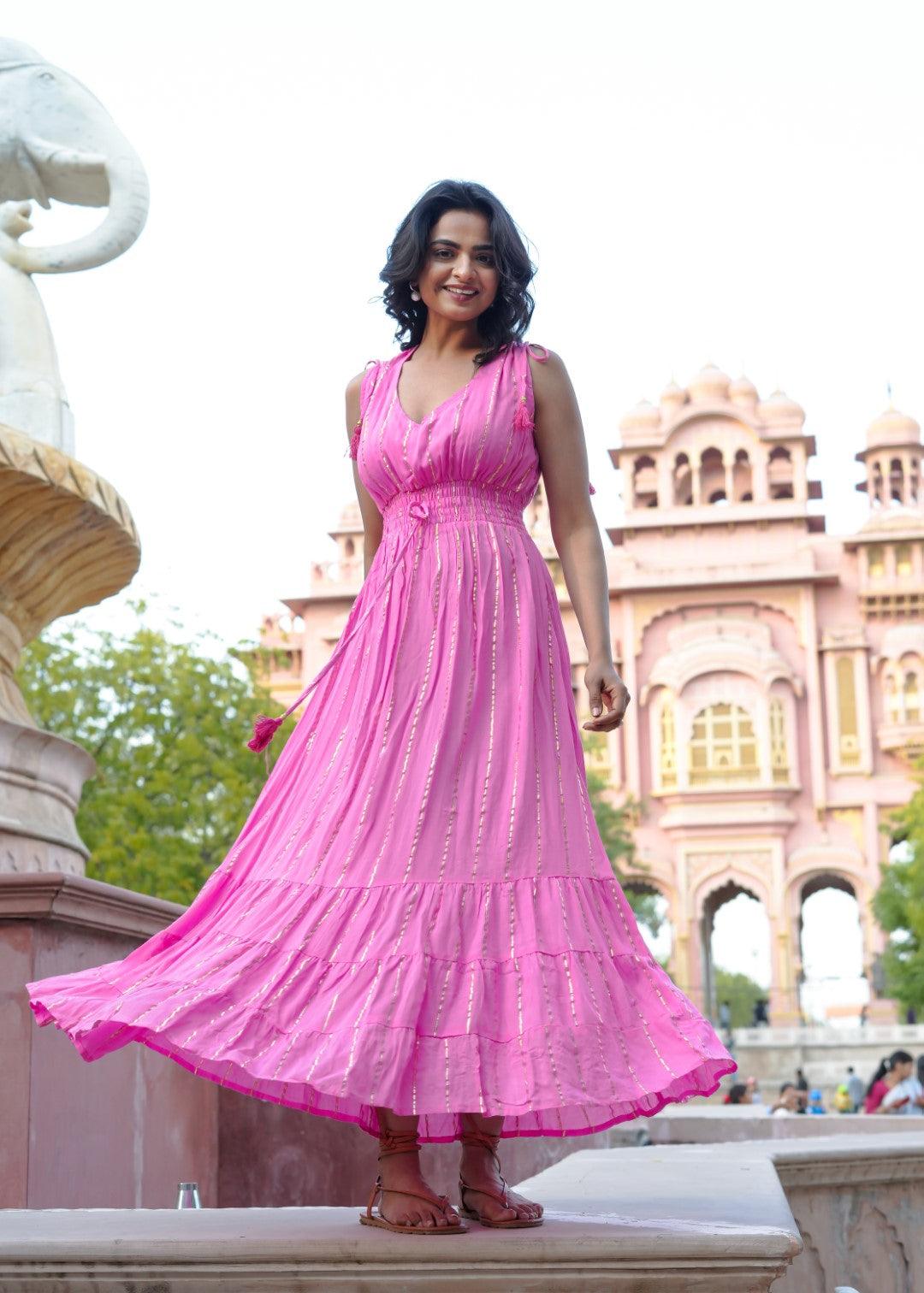 Luna Dress Pink - NolaByBijusol