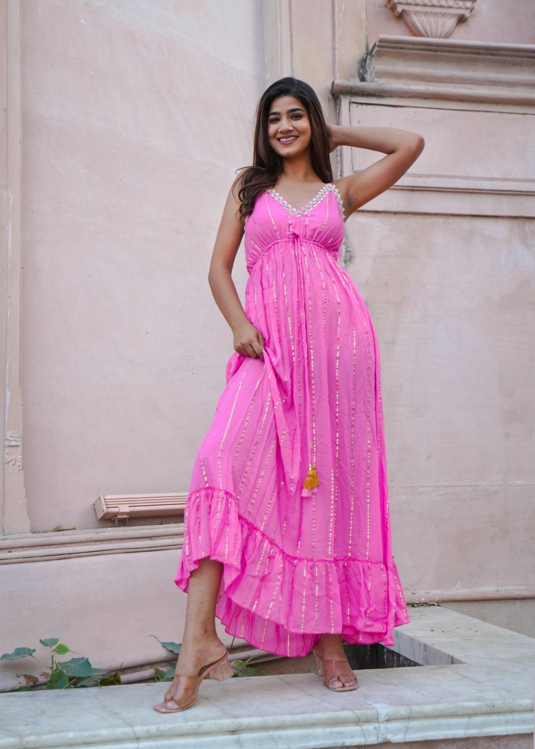 Laila Dress Pink - NolaByBijusol