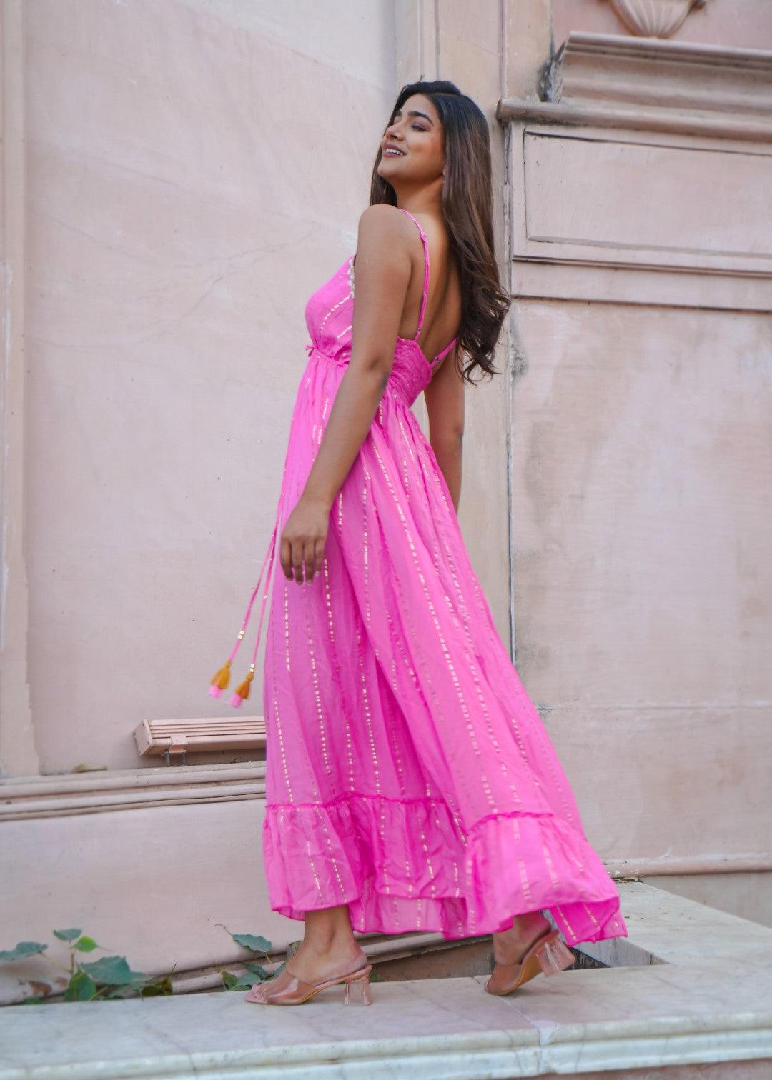 Laila Dress Pink - NolaByBijusol