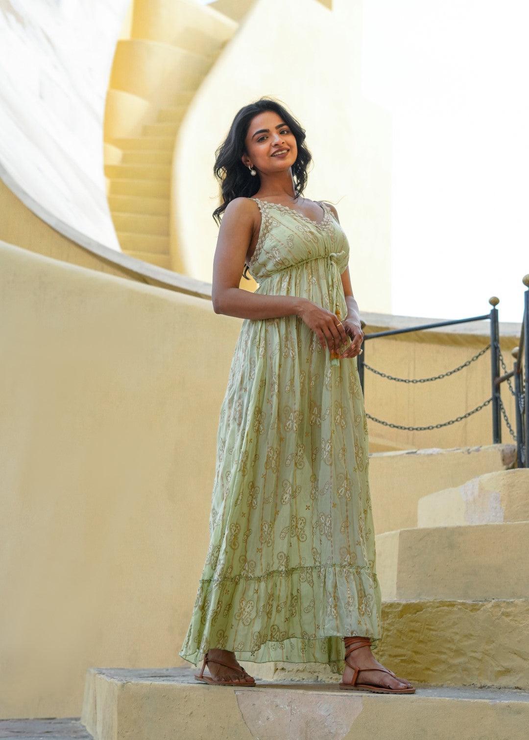 Laila Dress Lime - NolaByBijusol