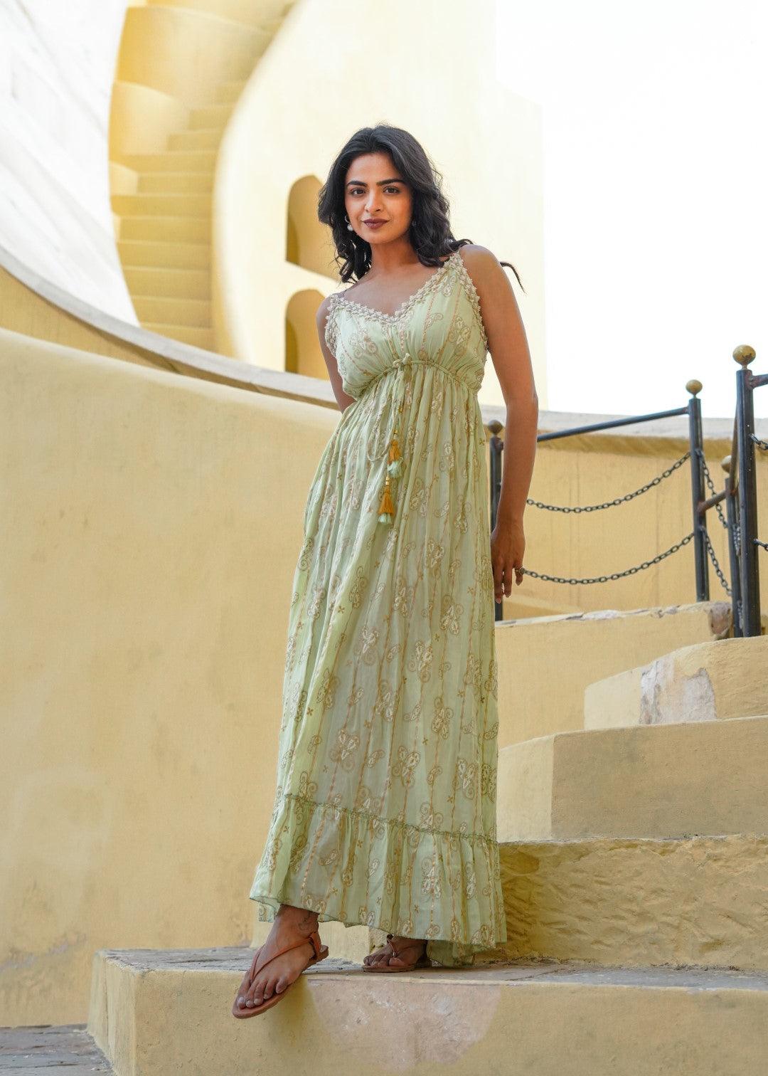 Laila Dress Lime - NolaByBijusol