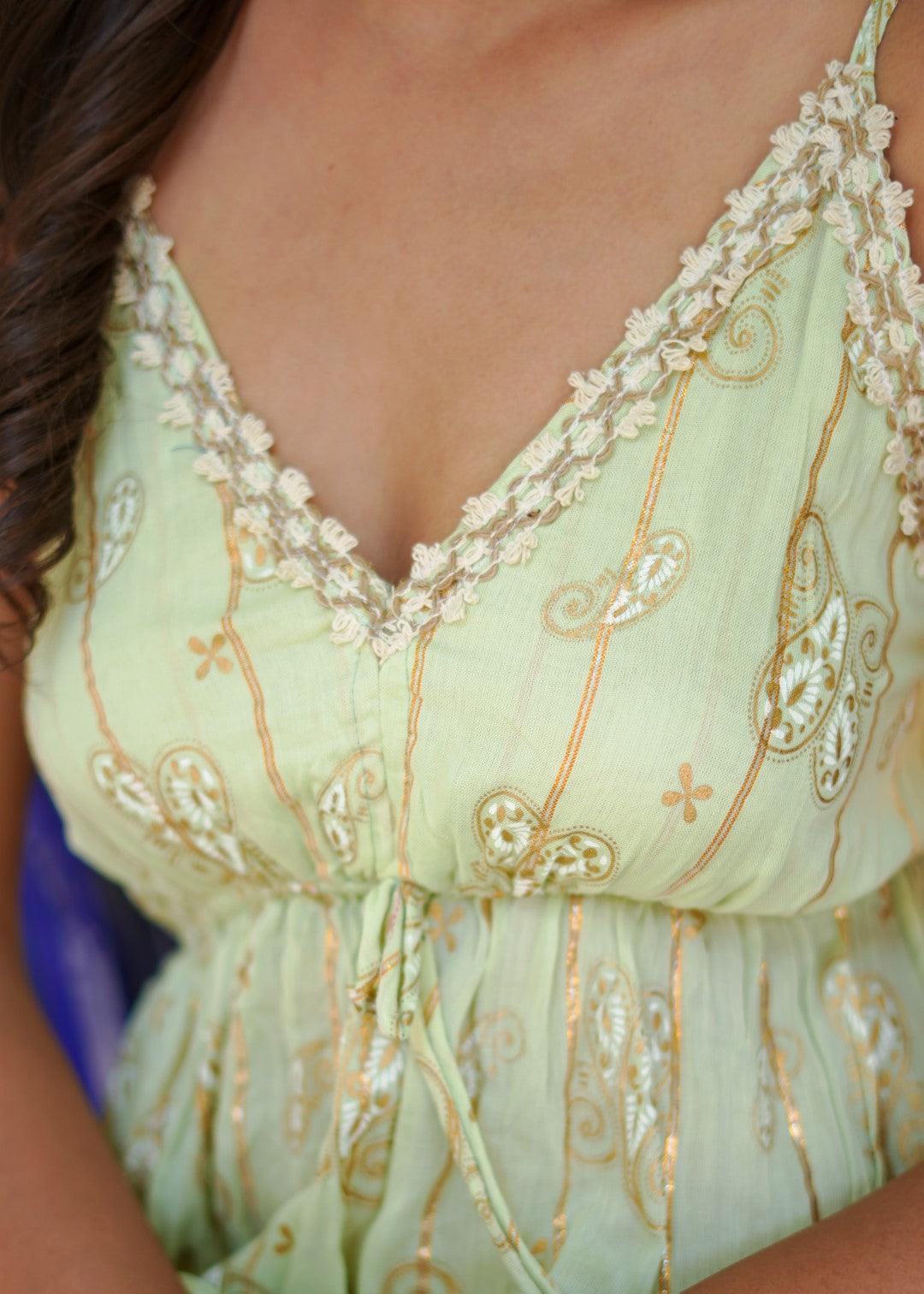 Laila Dress Lime - NolaByBijusol