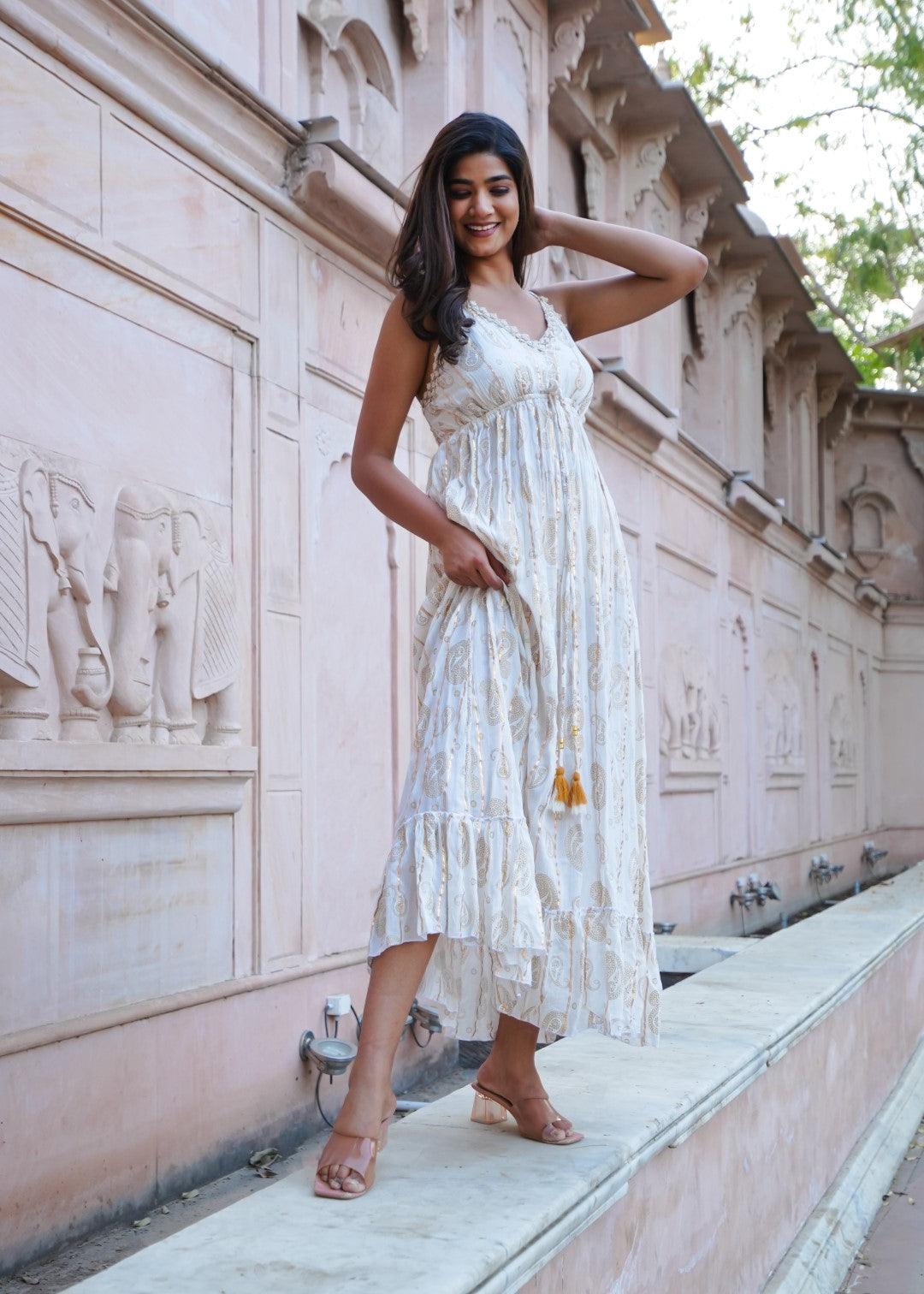 Cher Dress White - NolaByBijusol