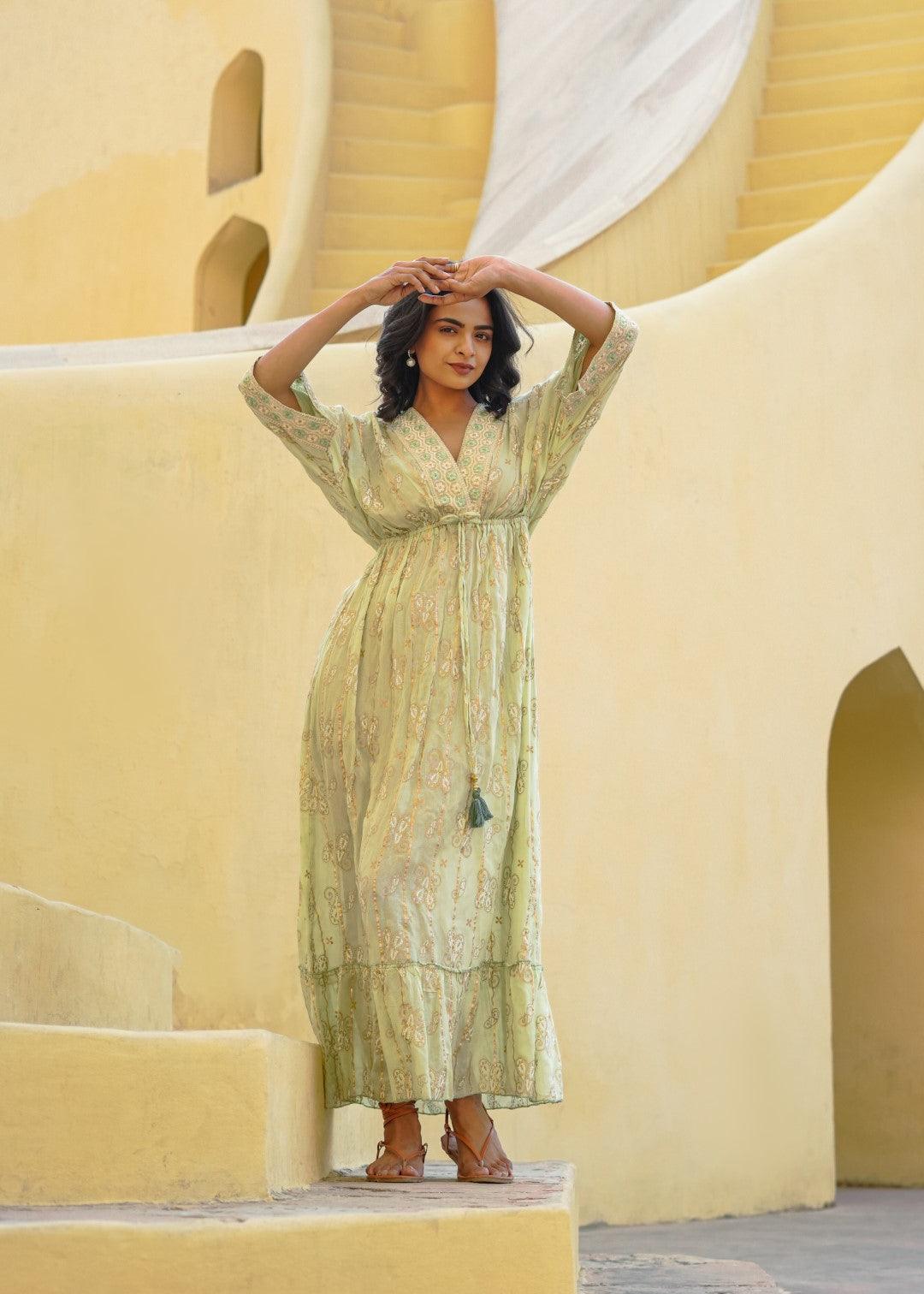 Julie Dress Lime - NolaByBijusol