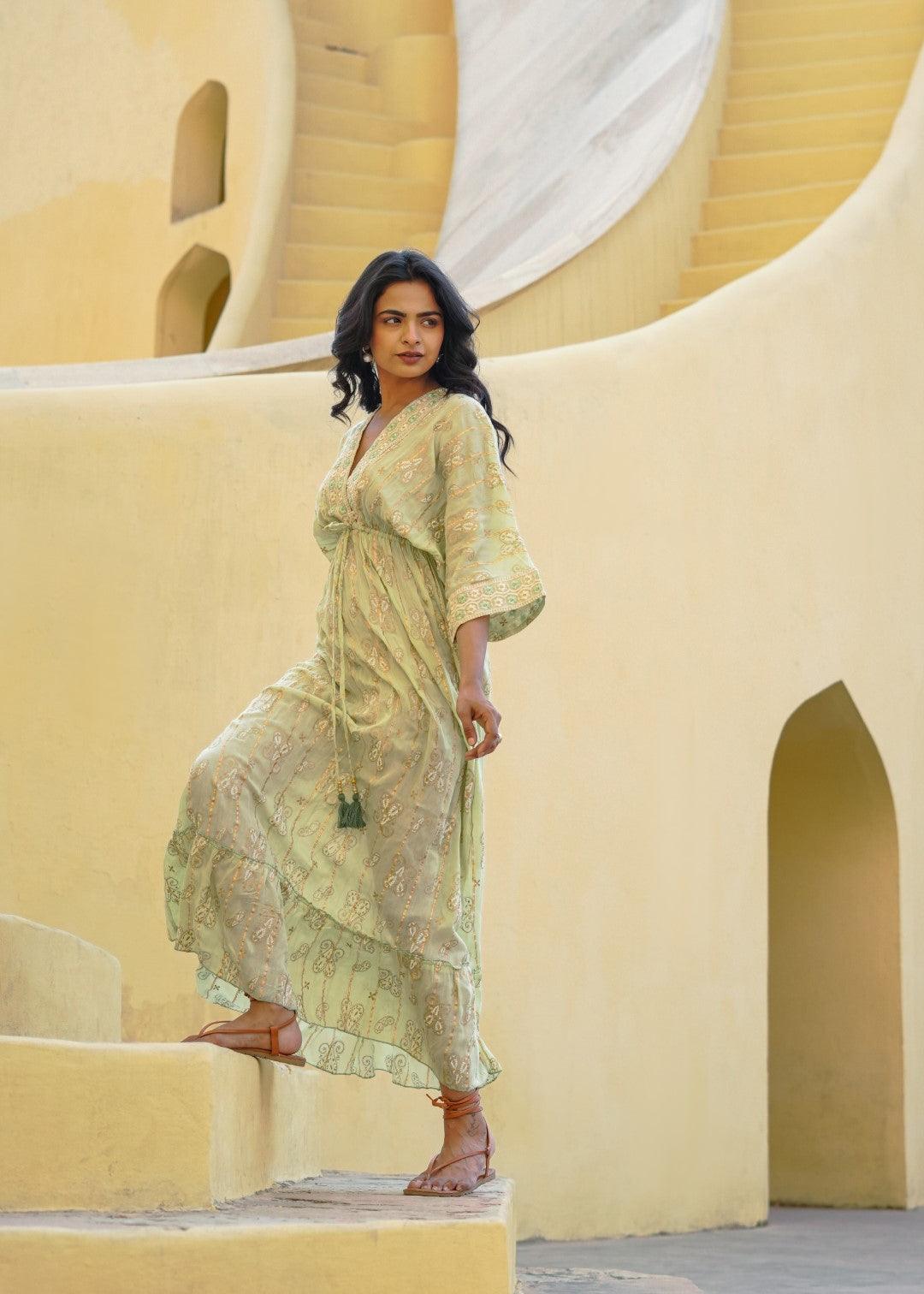 Julie Dress Lime - NolaByBijusol
