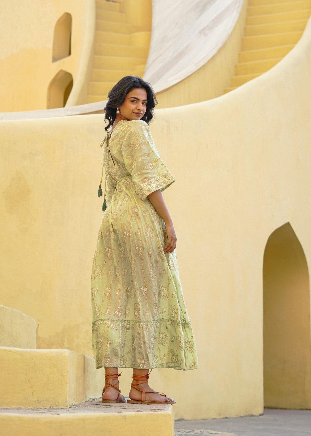 Julie Dress Lime - NolaByBijusol