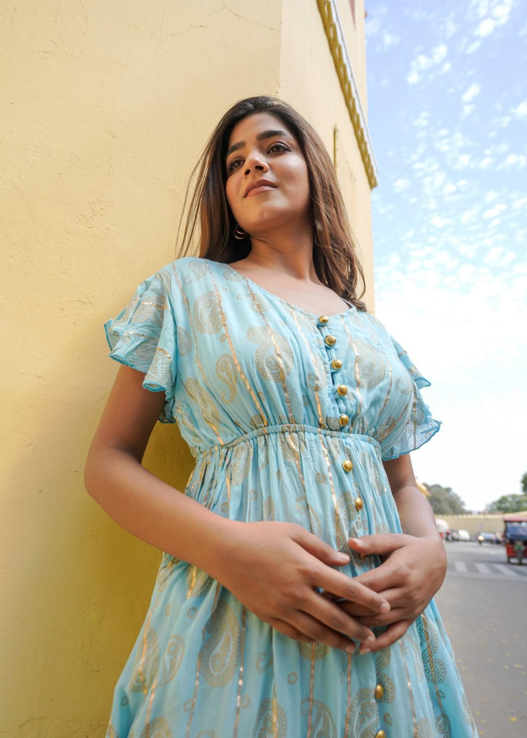 Rani Dress Blue - NolaByBijusol