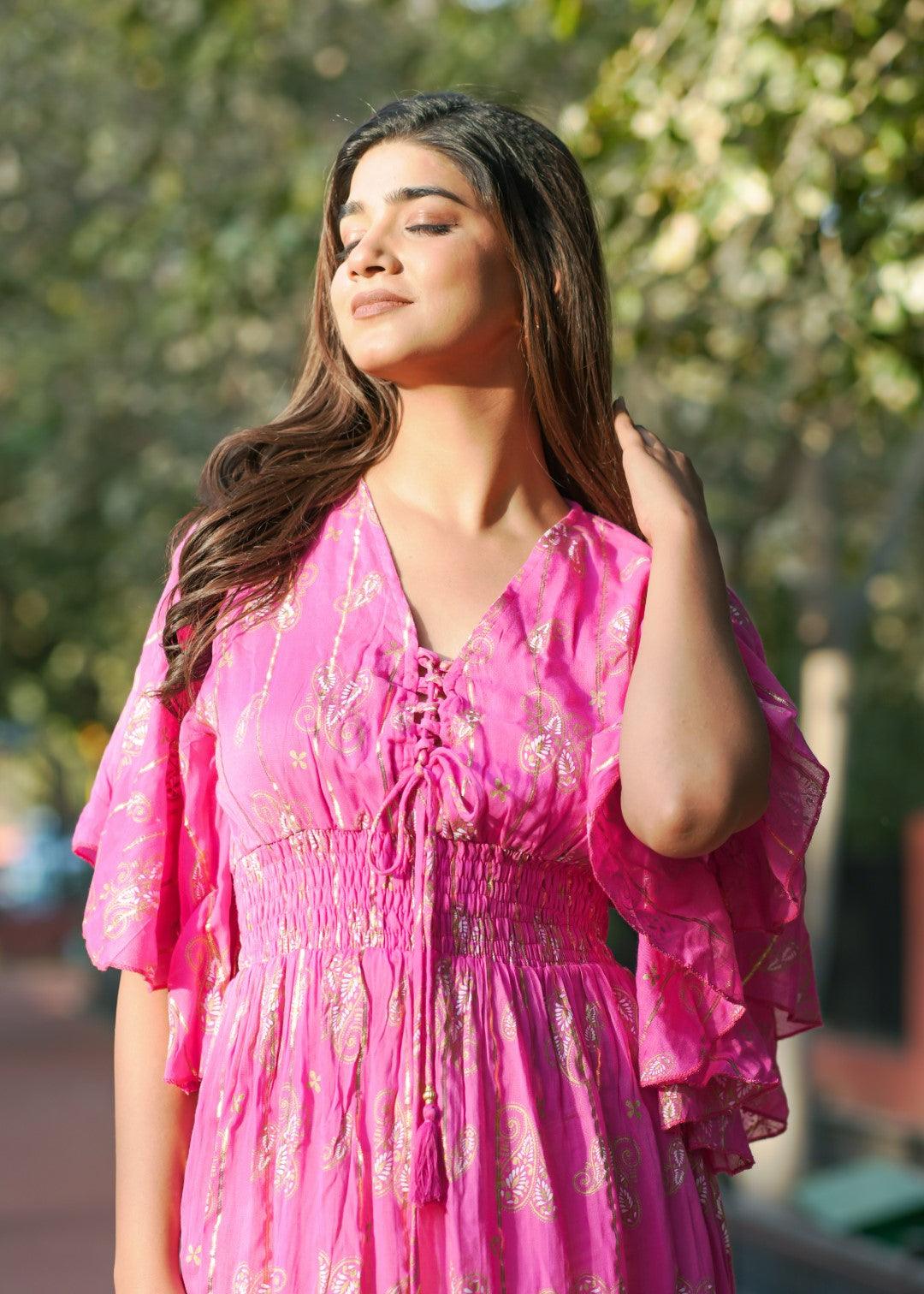 Clare Dress Pink - NolaByBijusol
