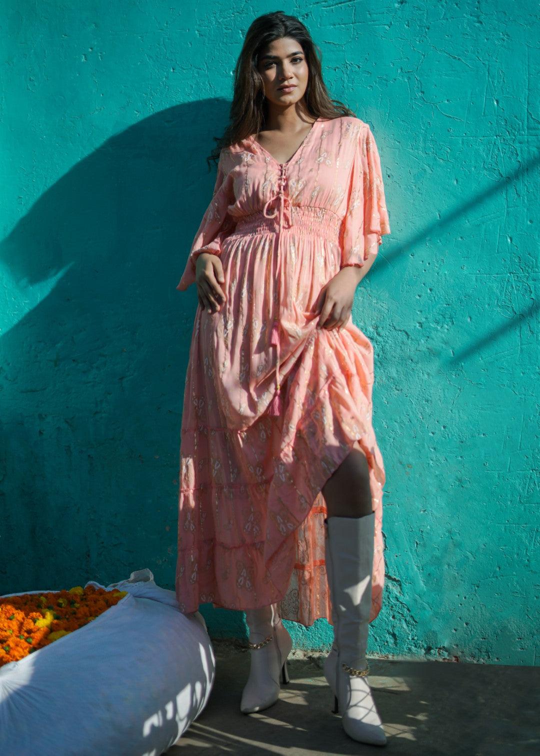 Clare Dress Peach - NolaByBijusol